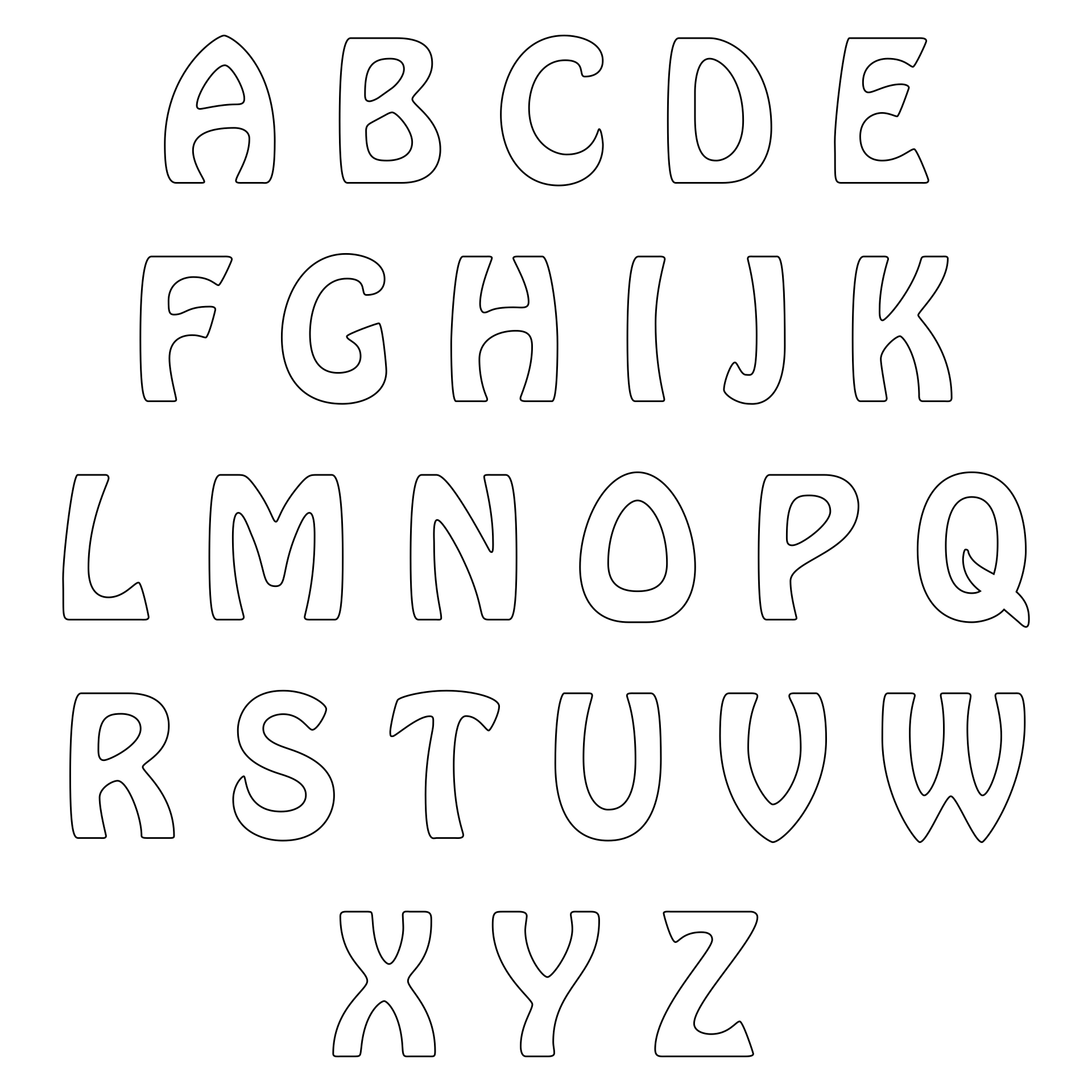 10 Best 4 Inch Printable Block Letters