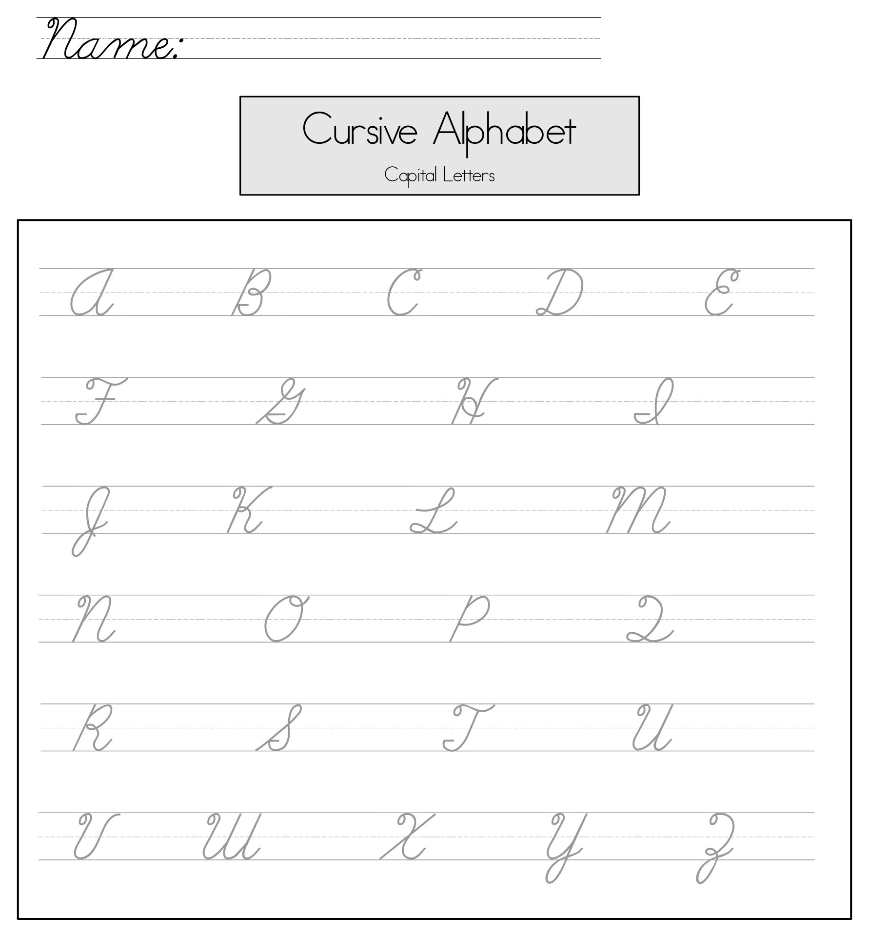 10 Best Handwriting Printable Kindergarten Worksheets PDF for Free at ...