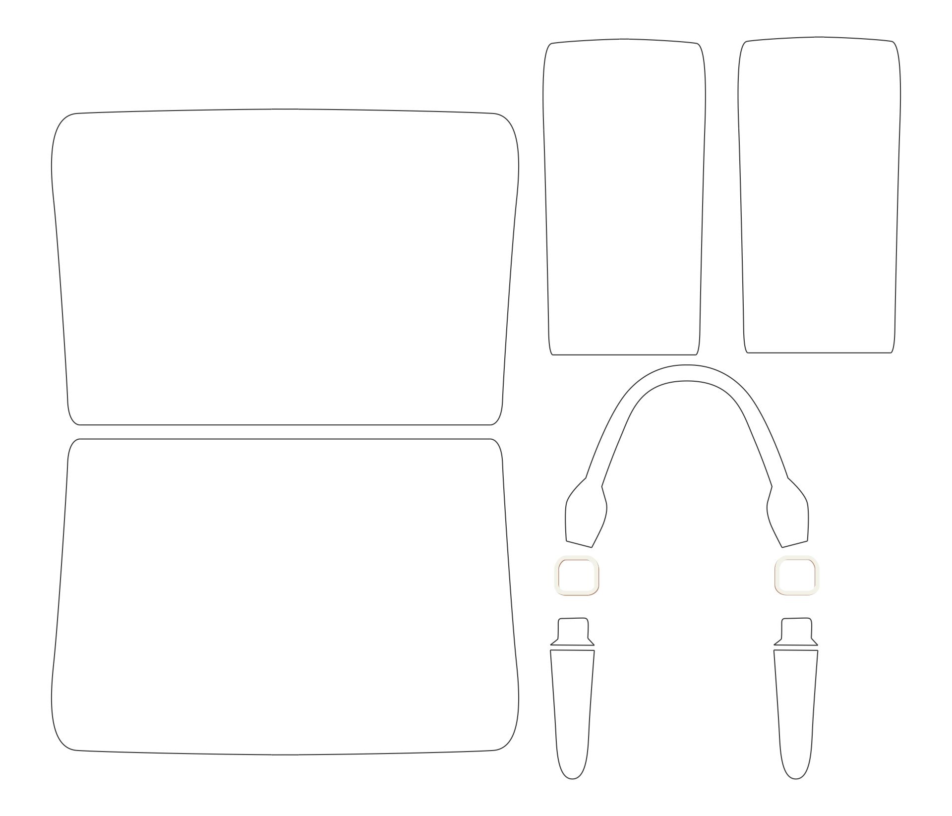 Leather Handbag Patterns - 10 Free PDF Printables | Printablee