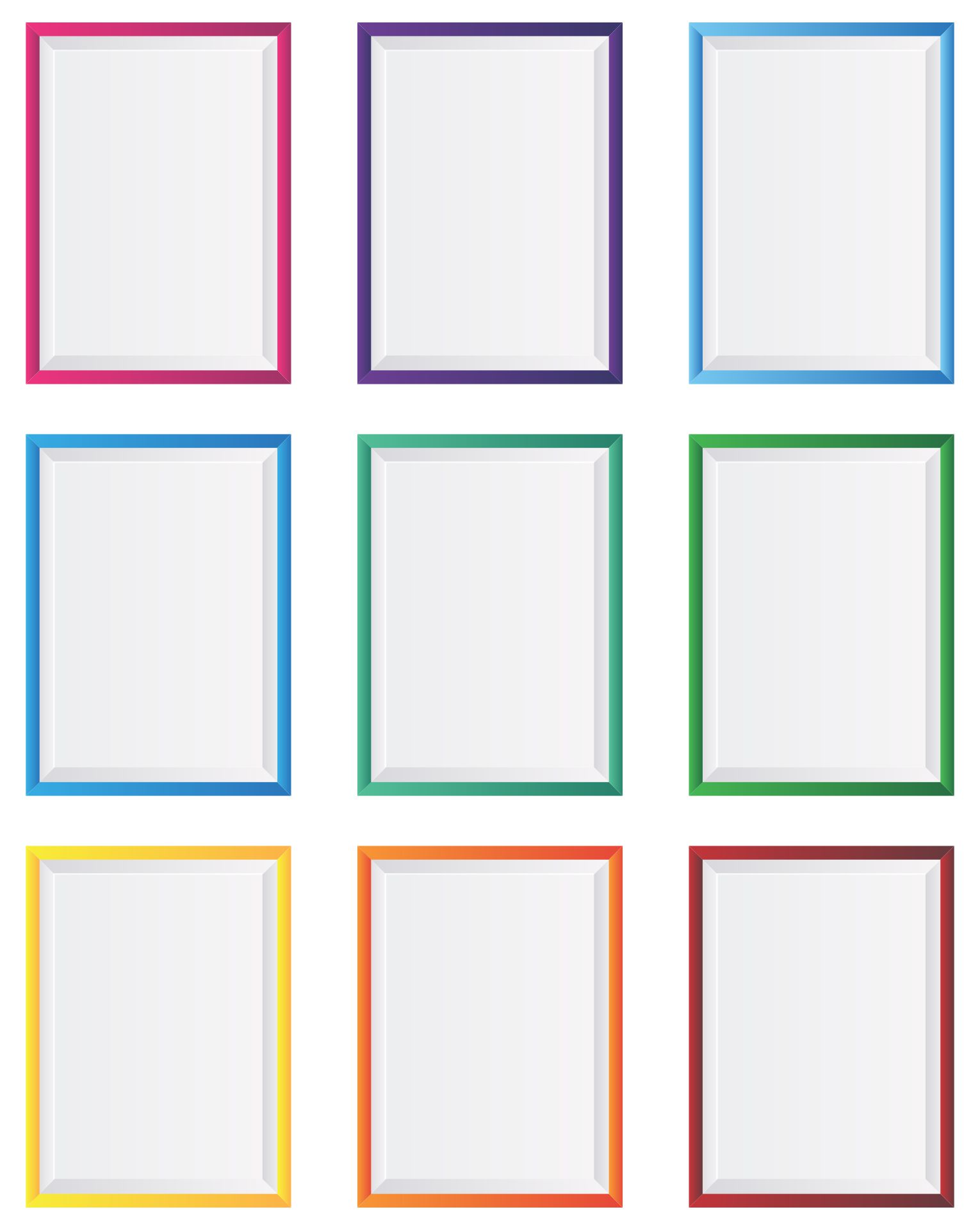 10 Best Picture Frame Template Printable