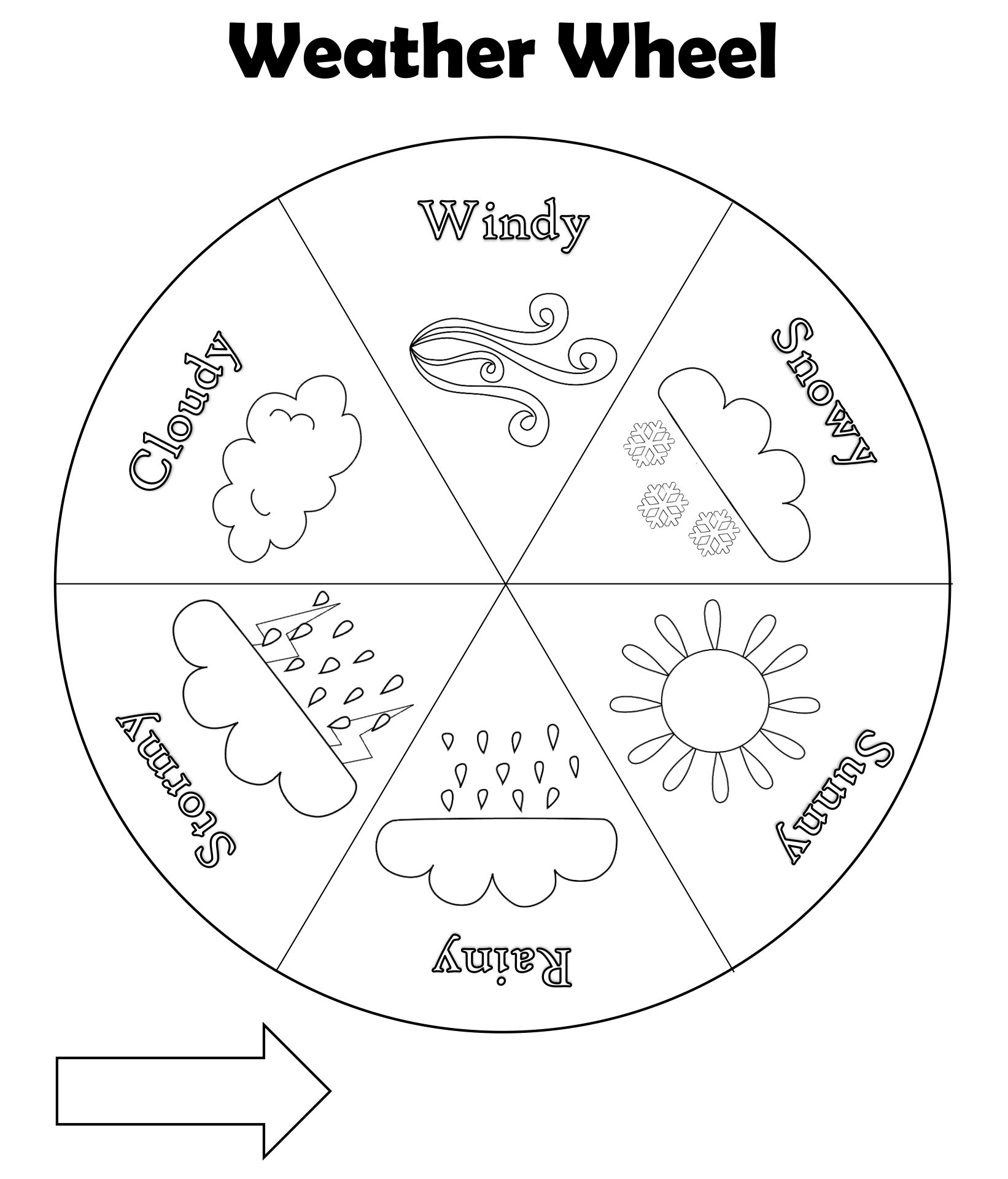 10 Best Free Printable Weather Wheel Printablee