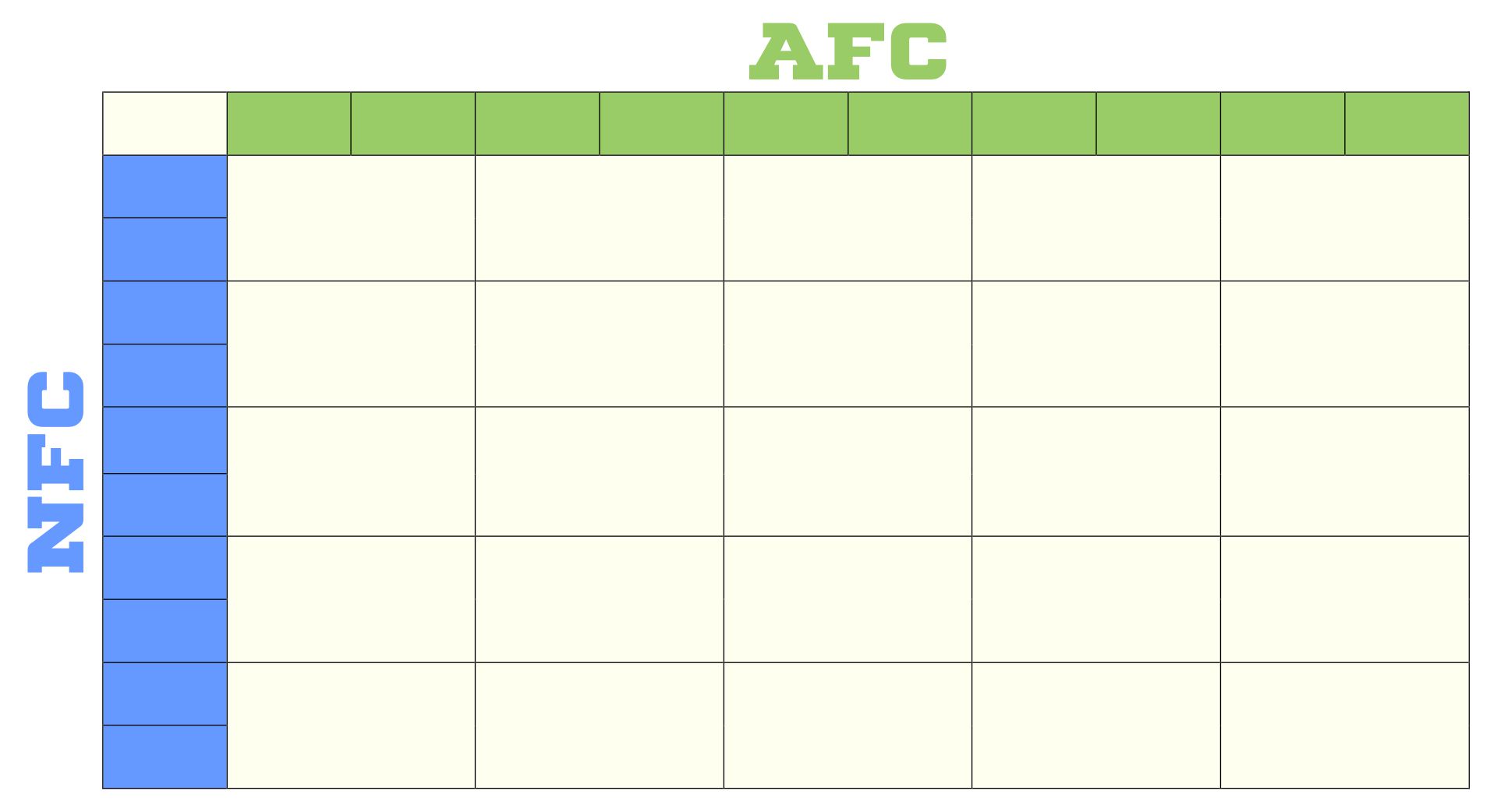 Printable 25 Square Grid