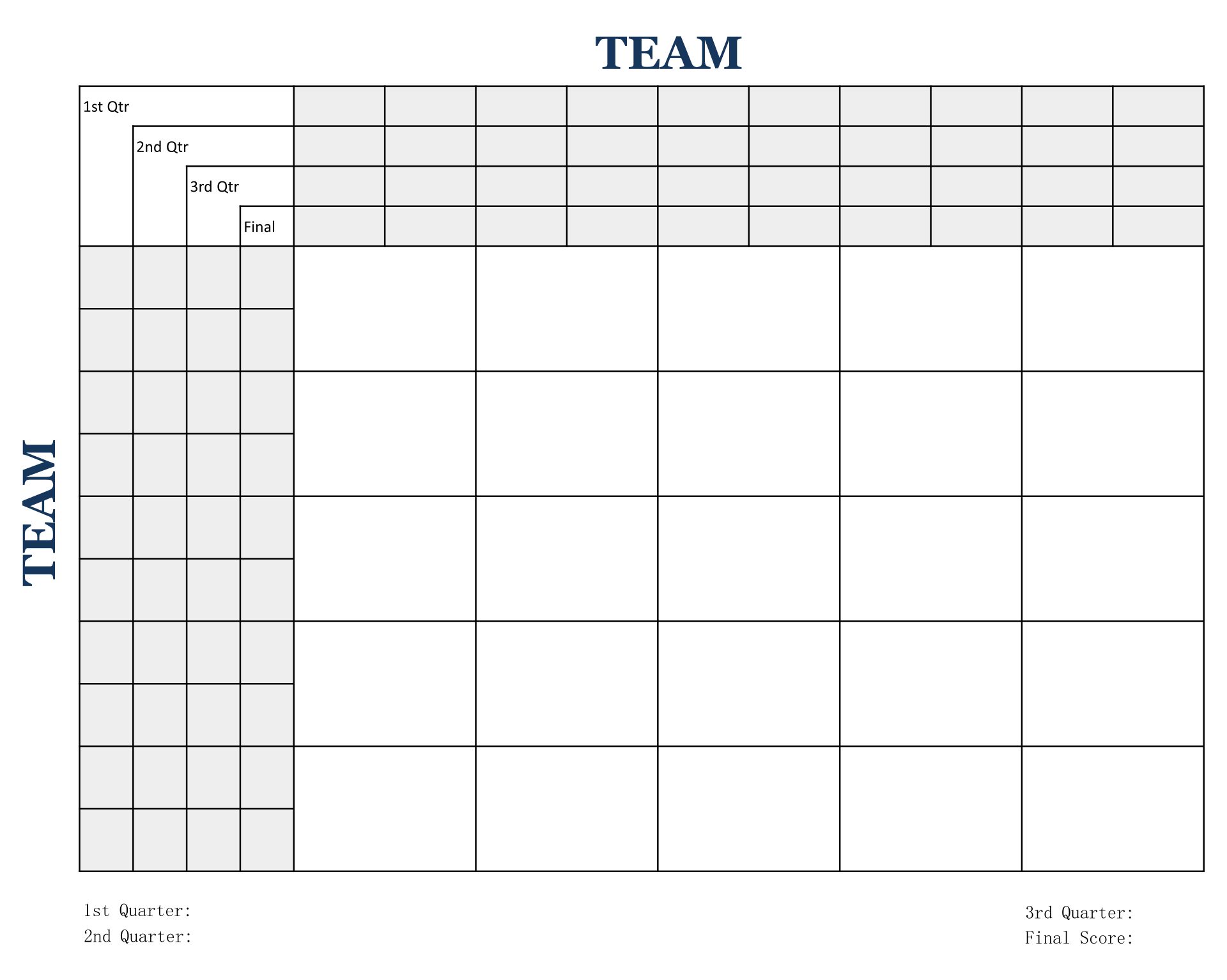 Printable 25 Square Football Pool Printable World Holiday
