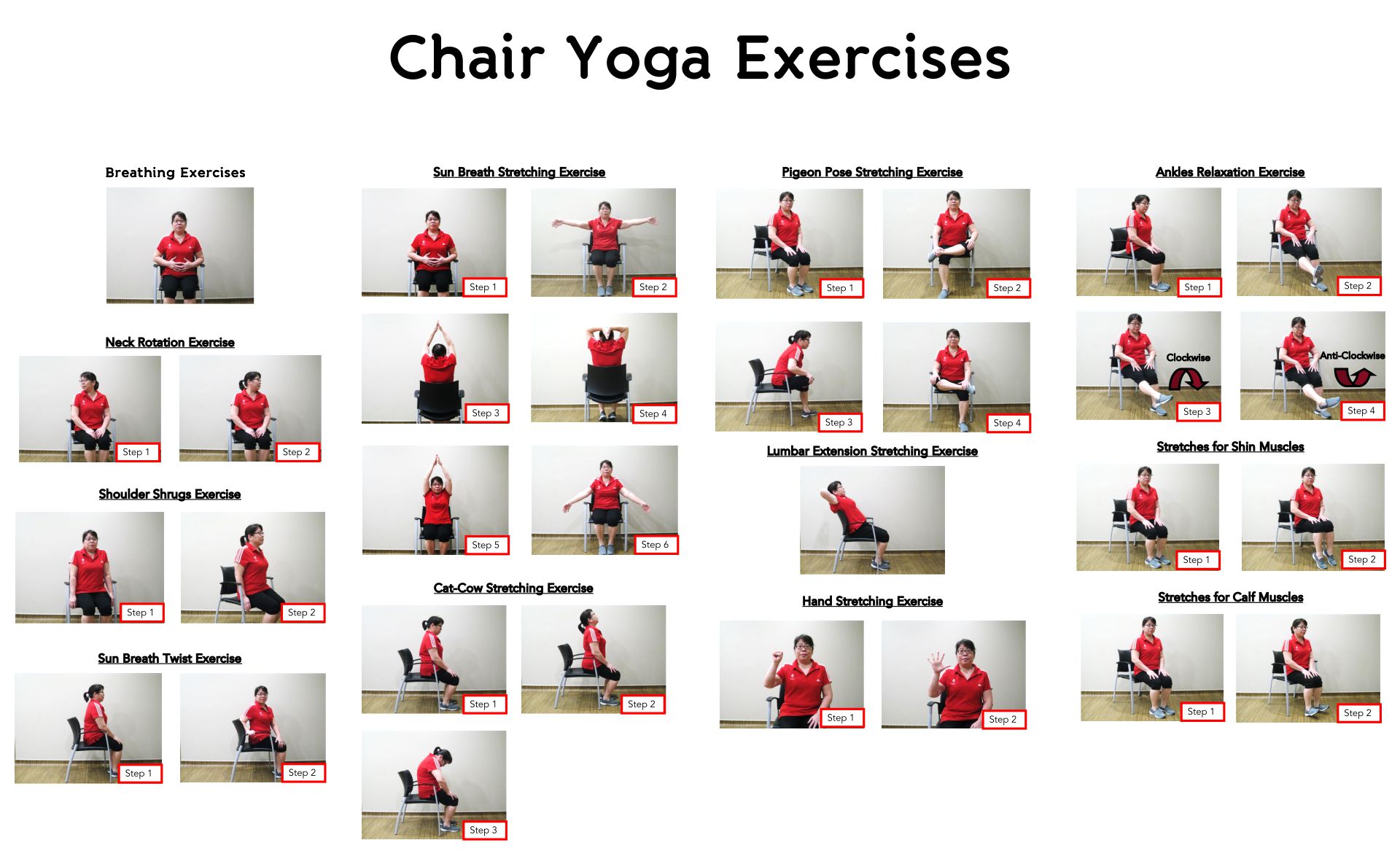 10 best printable chair yoga exercises for seniors printableecom