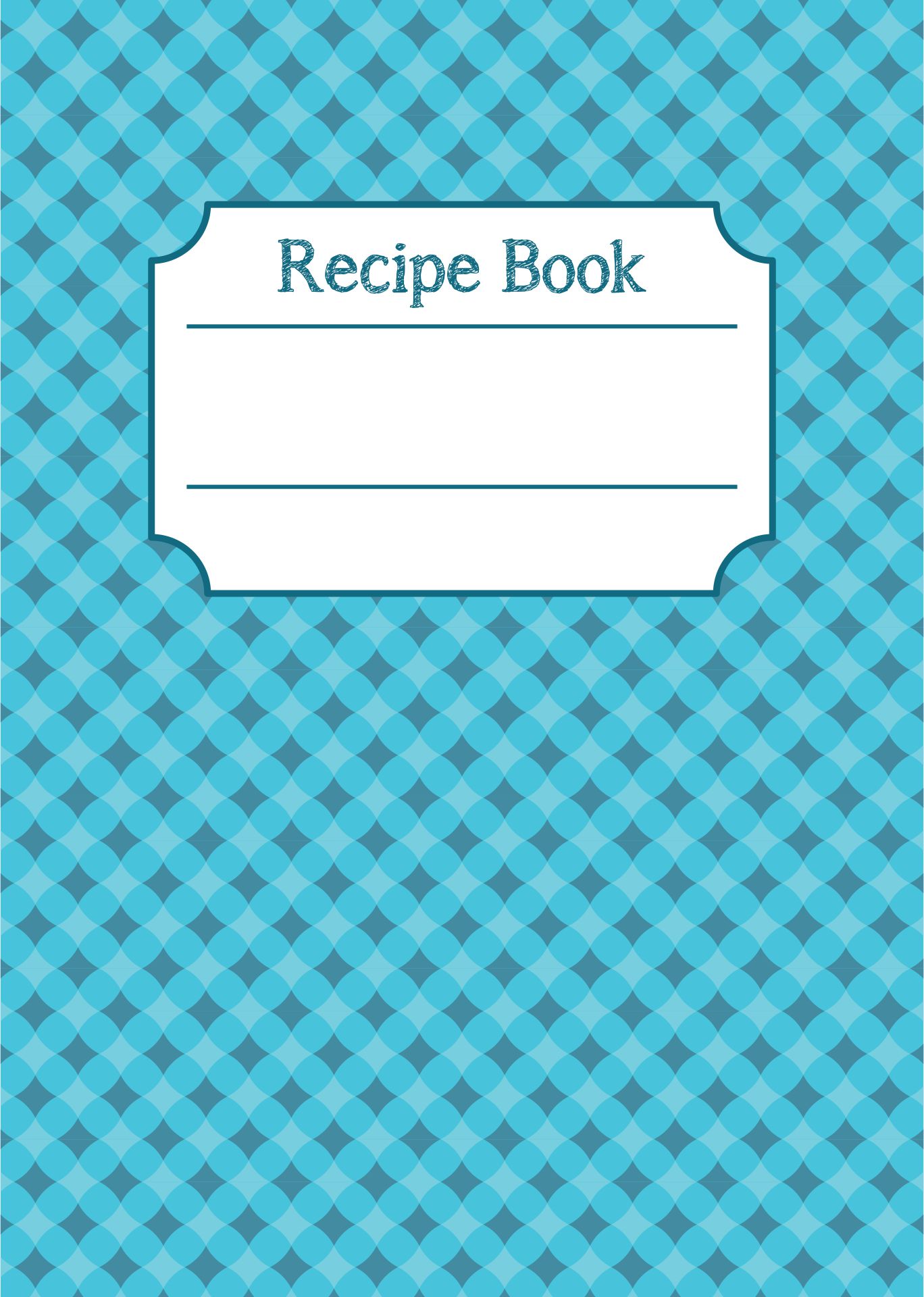 Printable Cookbook Covers