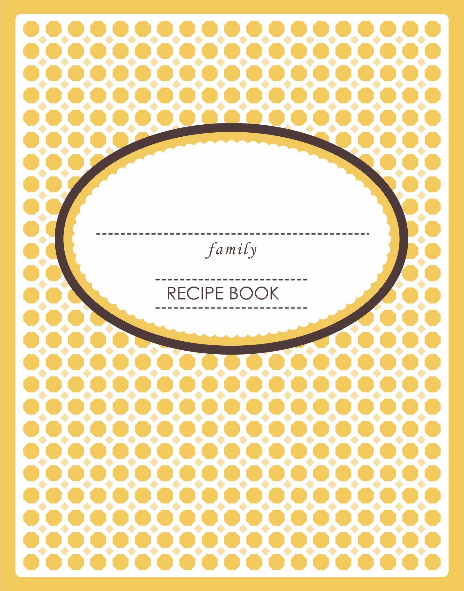 Cookbook Covers To Print 10 Free PDF Printables Printablee