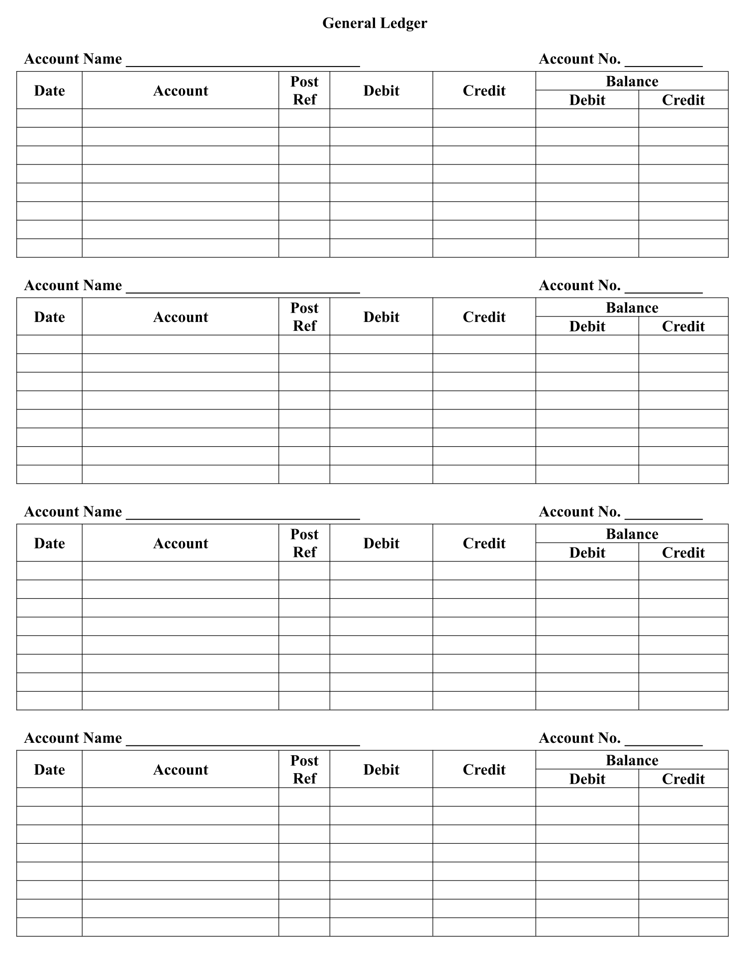 Best Free Printable Ledger Balance Sheet Pdf For Free At Printablee