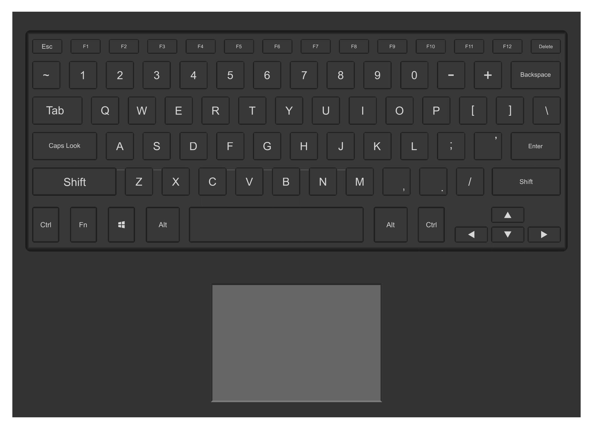 10 Best Printable Laptop Keyboard PDF for Free at Printablee