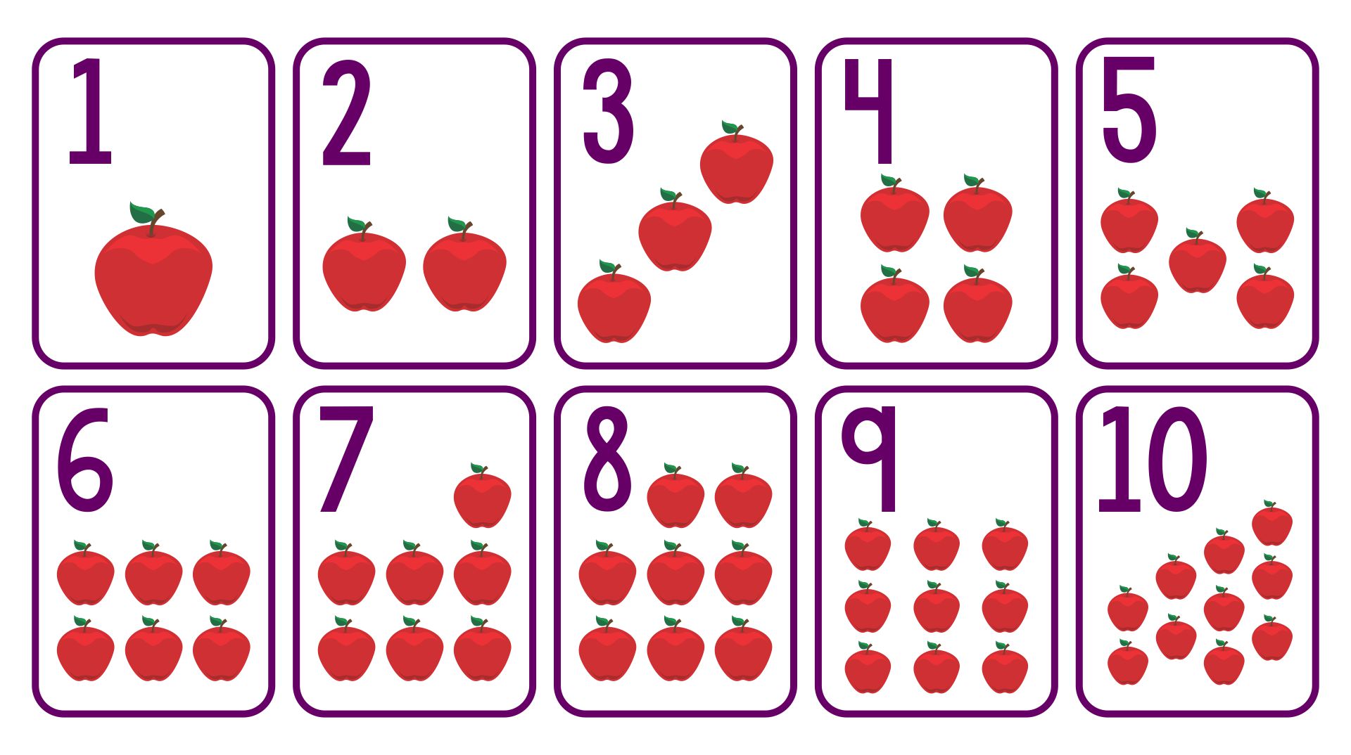 Free Printable Number Cards 1 10 Printable Form Templates And Letter