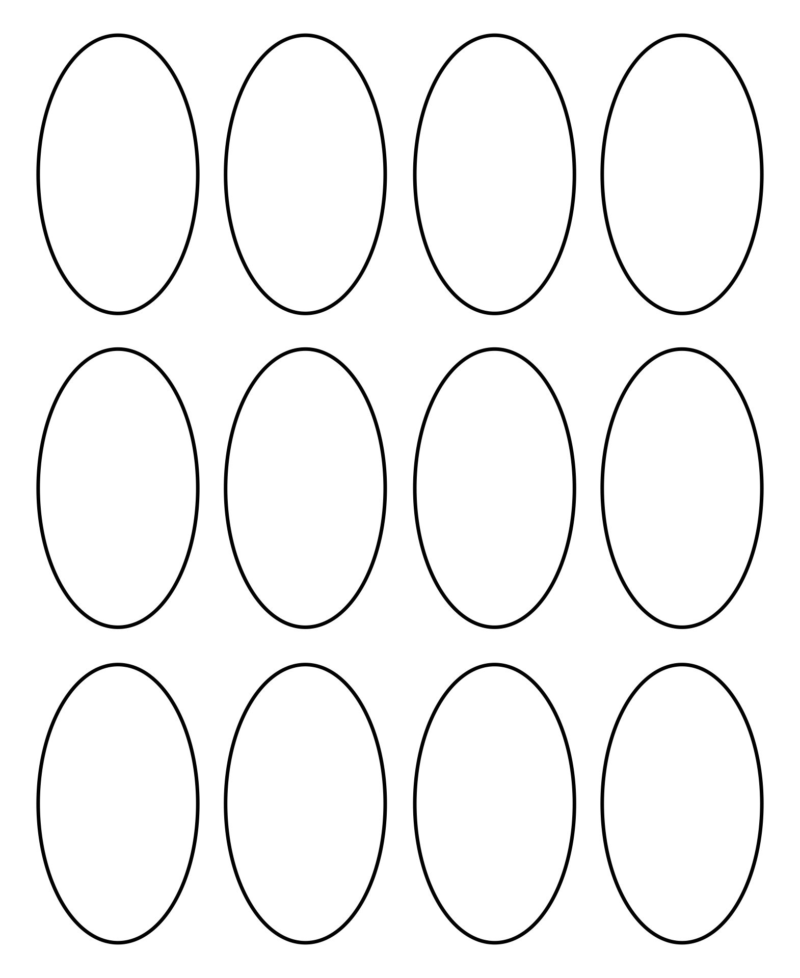 10 Best Free Printable Oval Template
