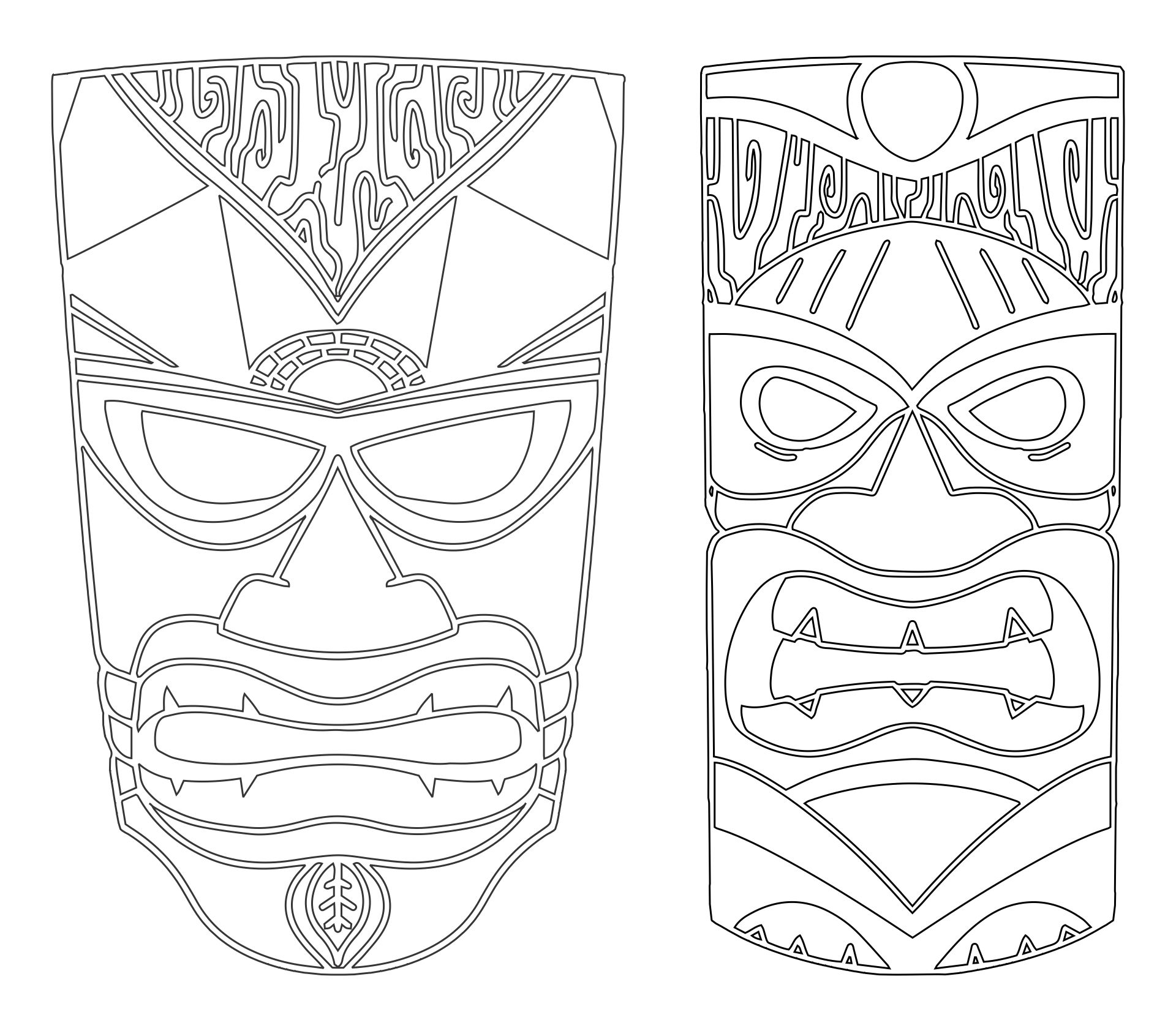 Build Your Own Totem Pole Printable Templates