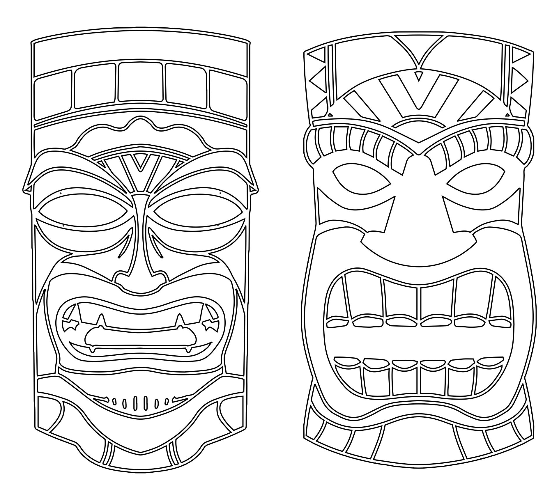 Printable Totem Pole Cutouts - Customize and Print