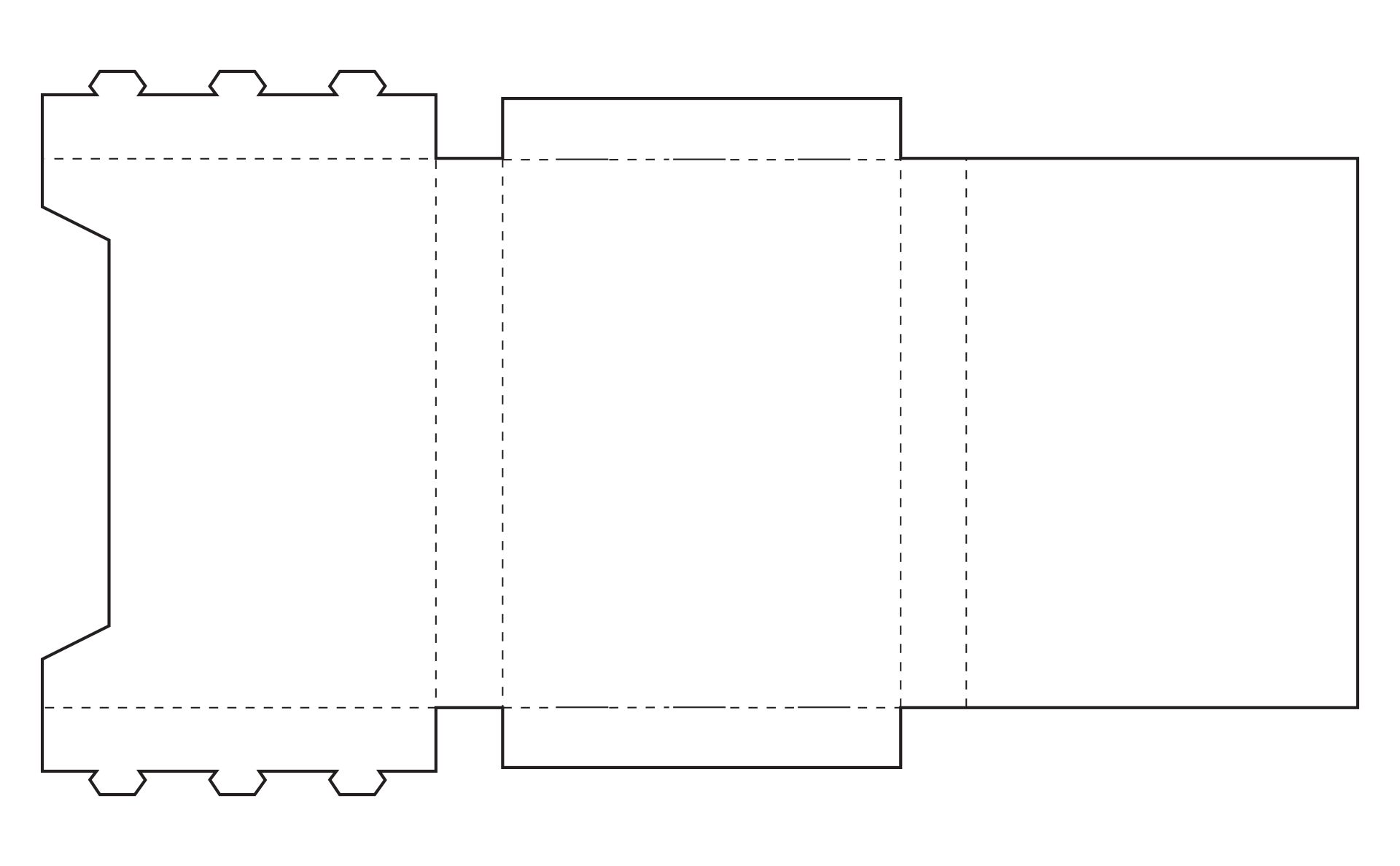Printable Rectangular Box Template