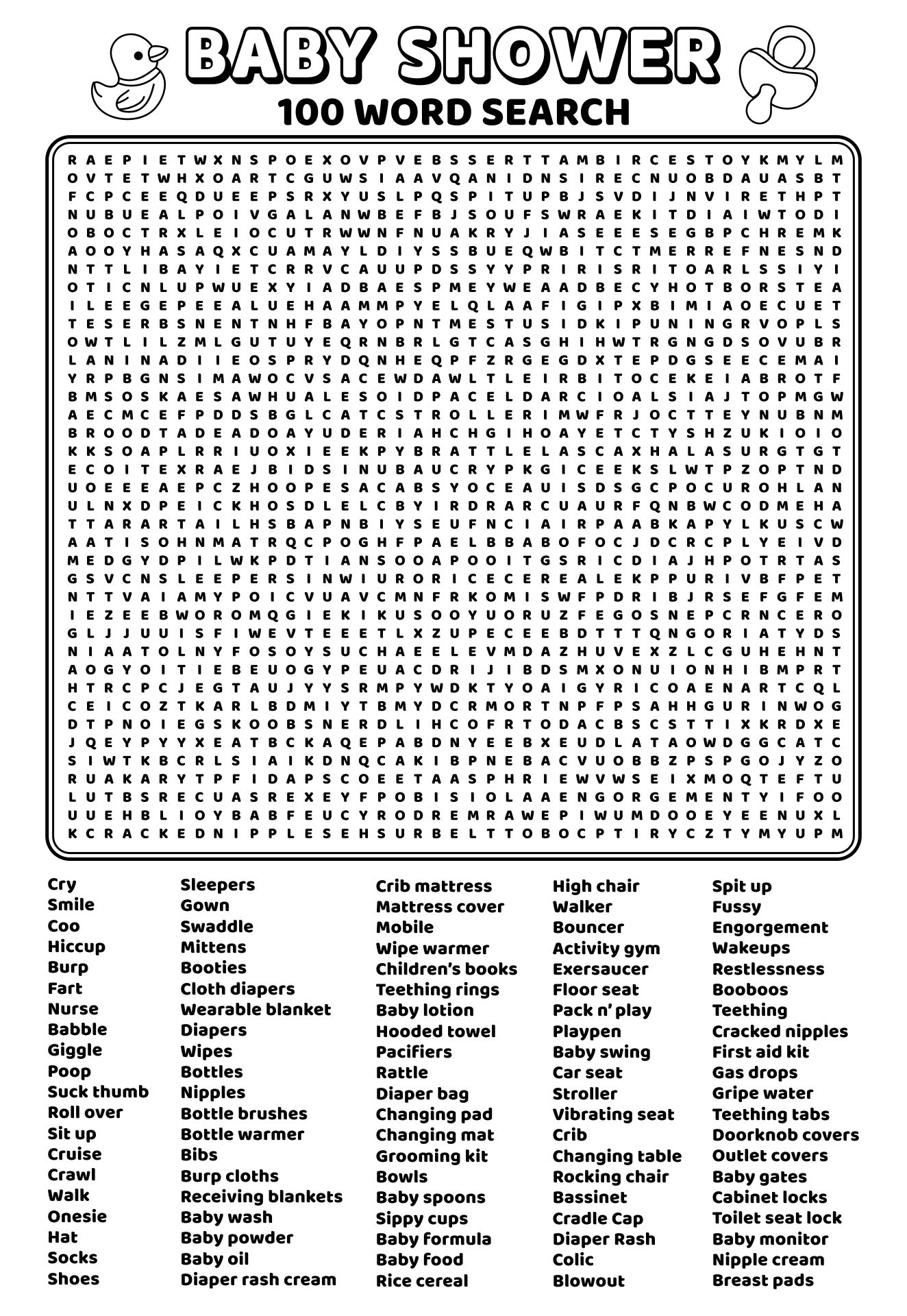 20 Best 100 Word Word Searches Printable for Free at