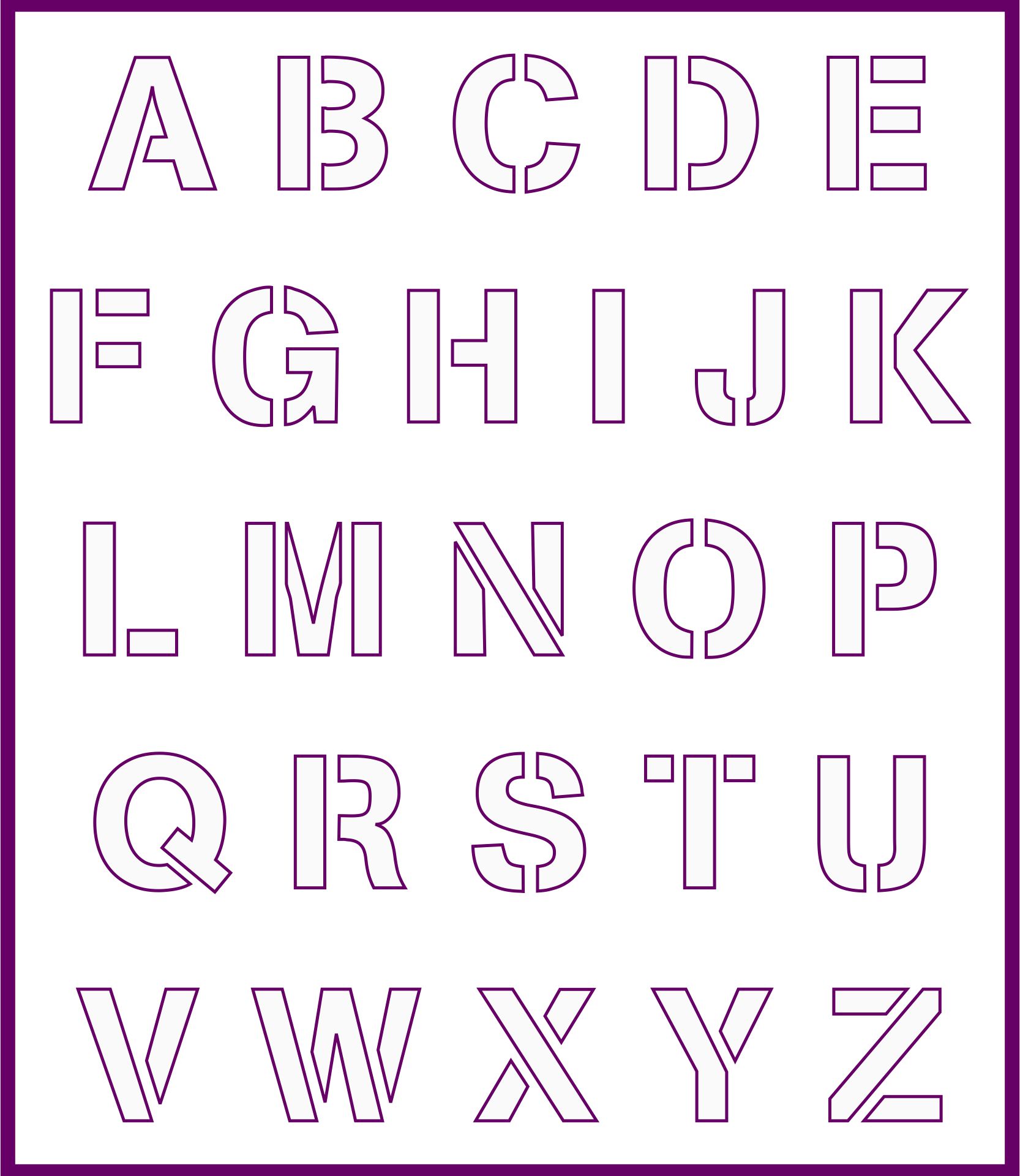 10 Best 3 Inch Alphabet Letters Printable