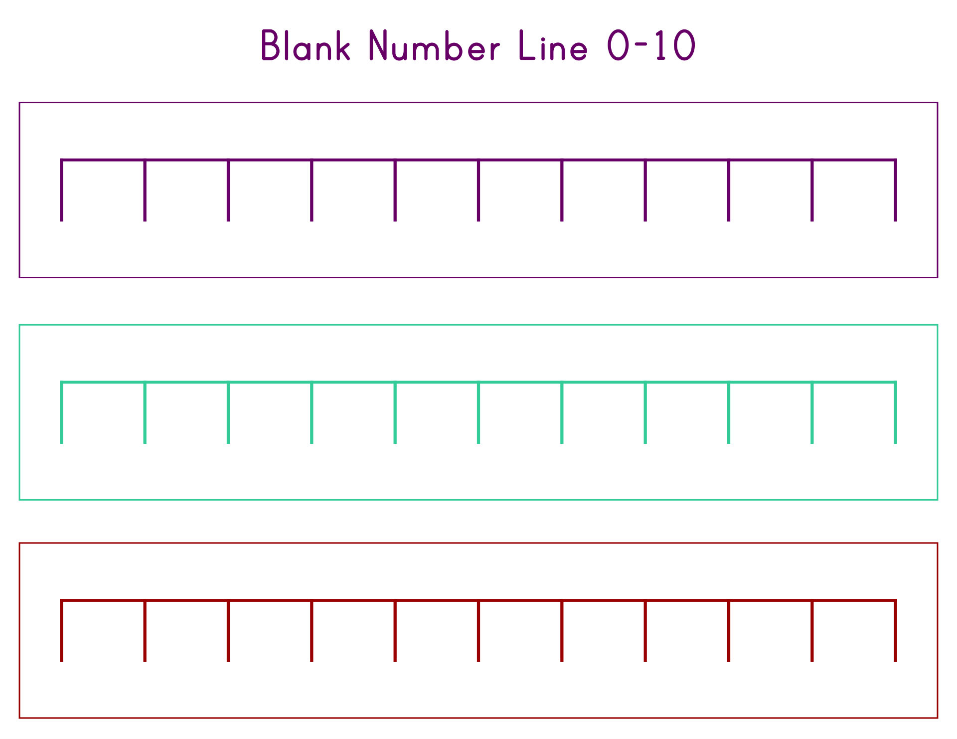 10 best printable blank number line 1 10 printableecom