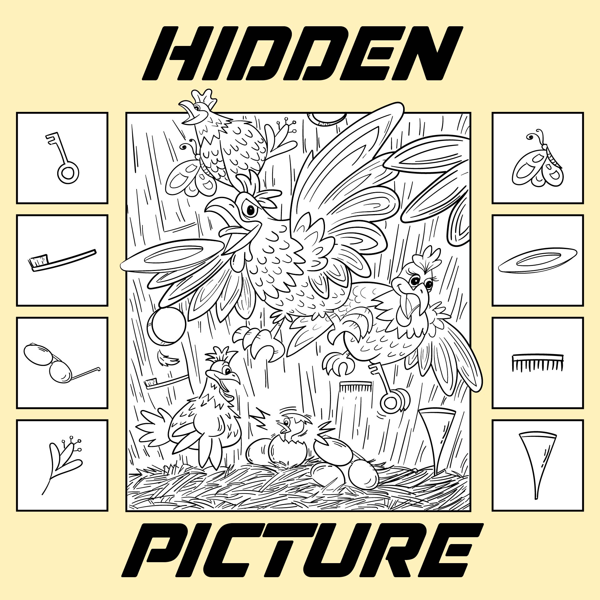 20 Best Hidden Object Printables PDF For Free At Printablee