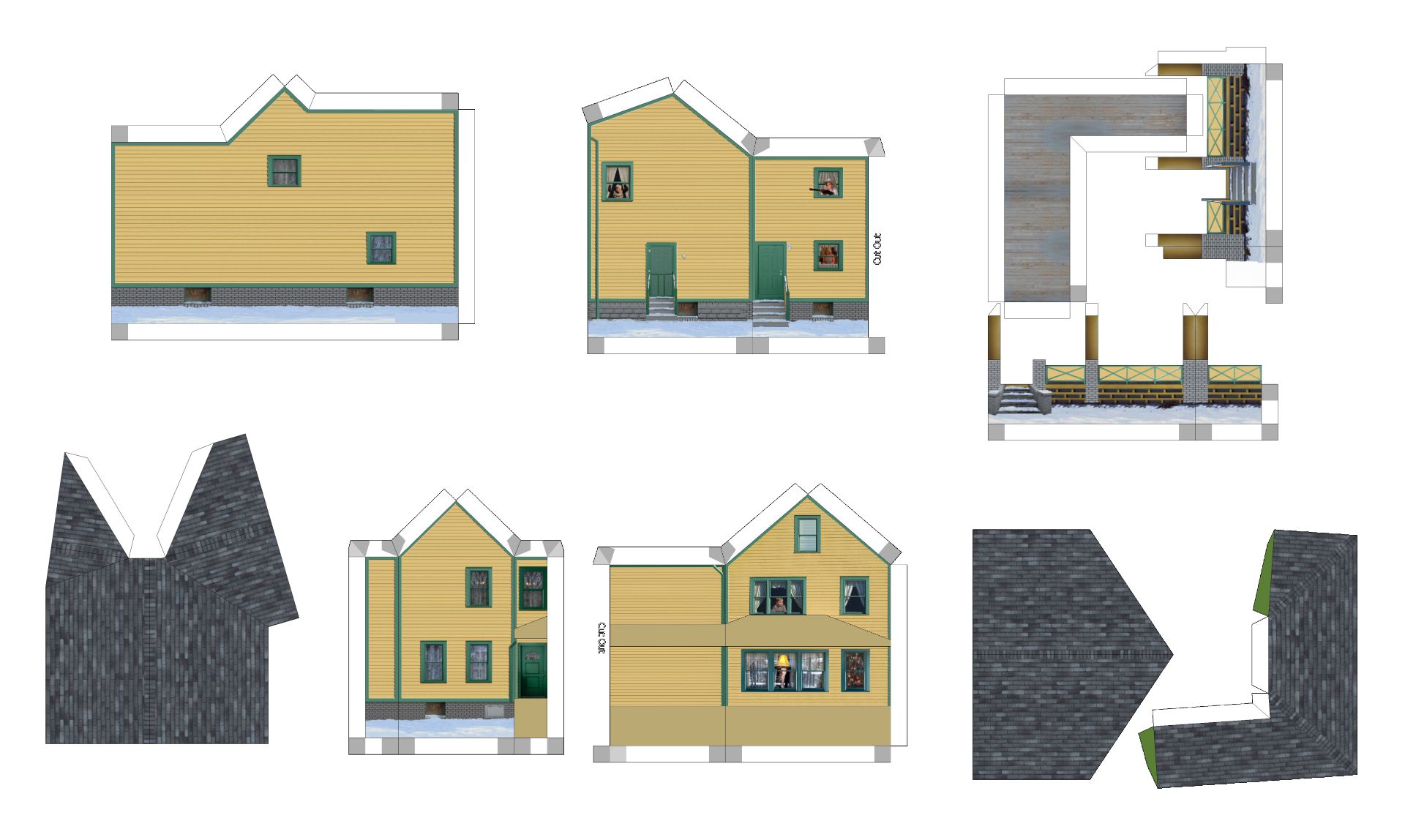 Printable Ho Scale Buildings