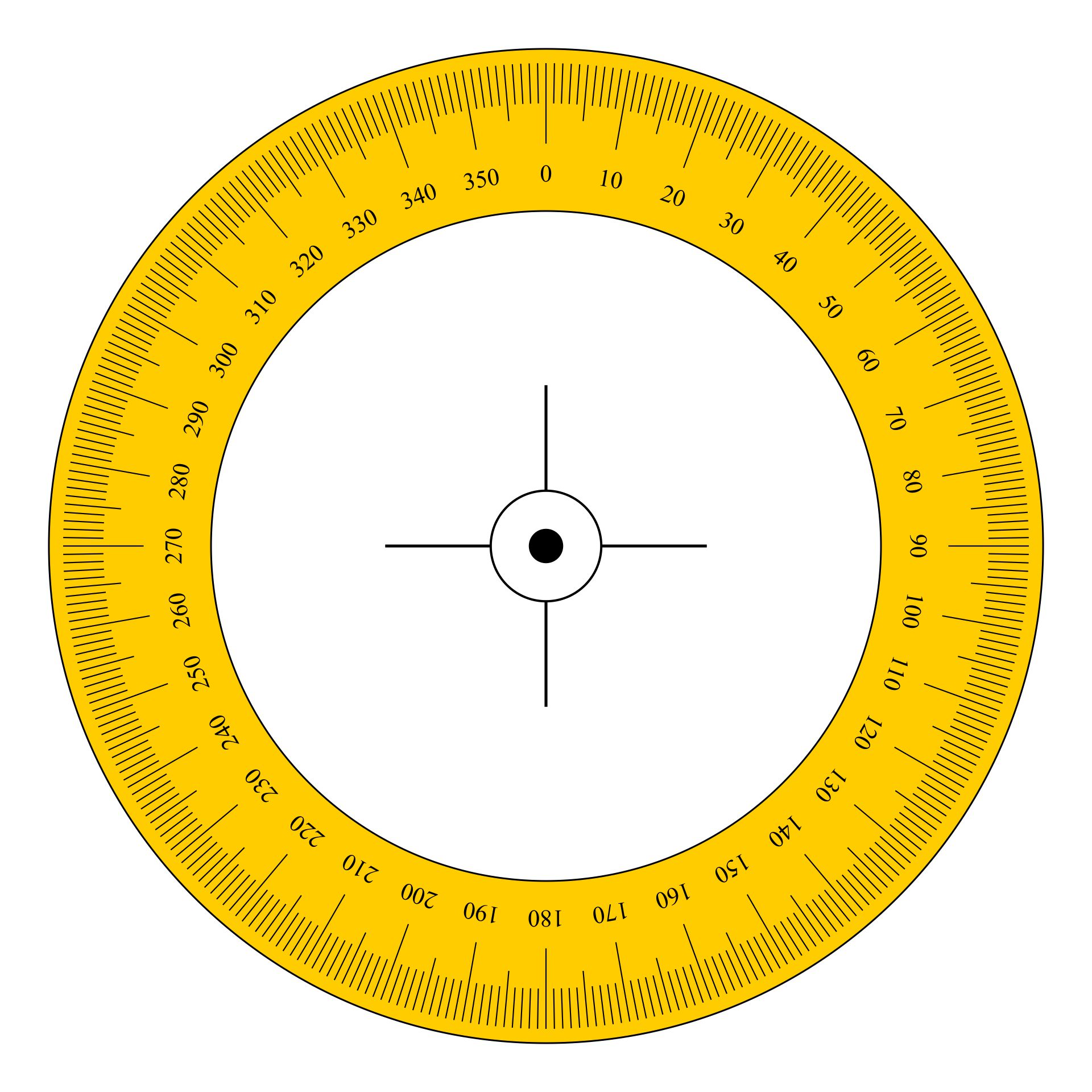 Protractor 90 Degrees Clipart Etc Printable Protractors Dexter Chandler