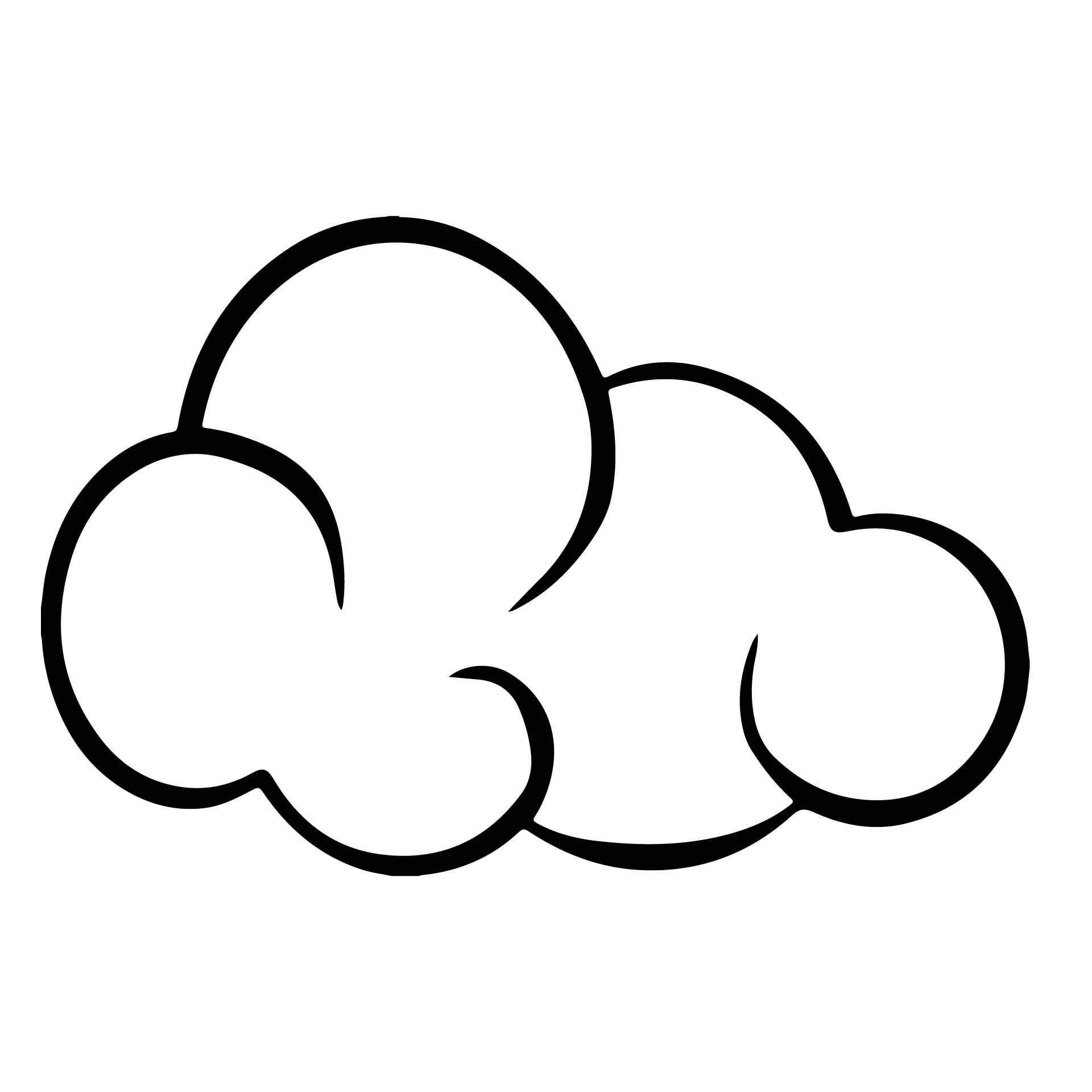 Free Printable Cloud Template