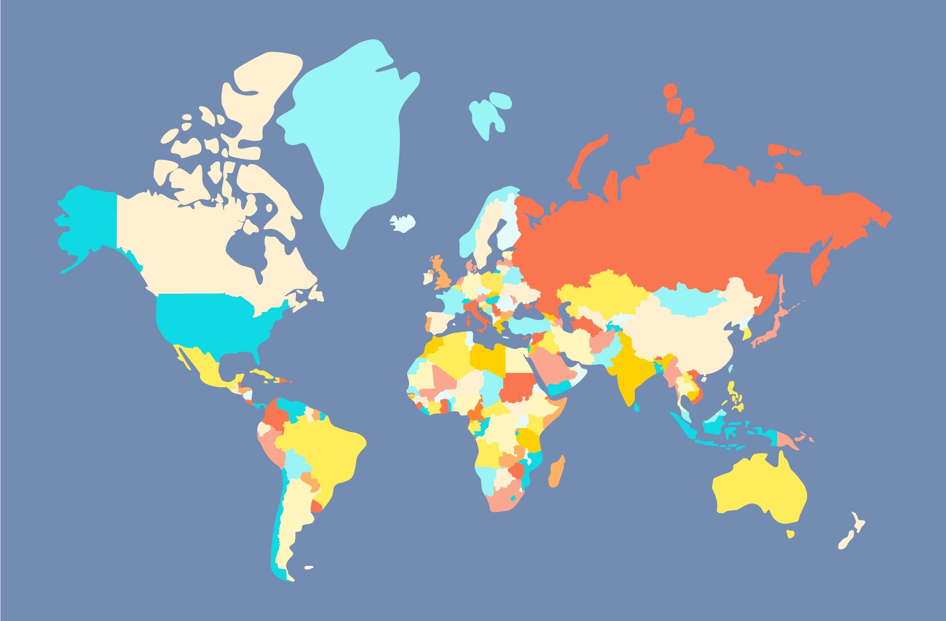Large Blank World Map London Top Attractions Map