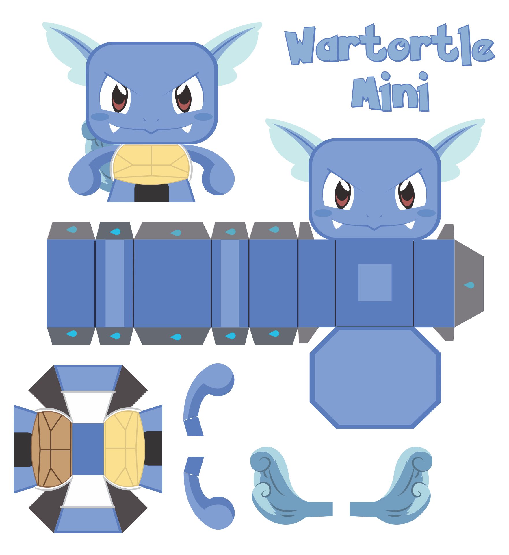 Pokemon Papercraft Templates