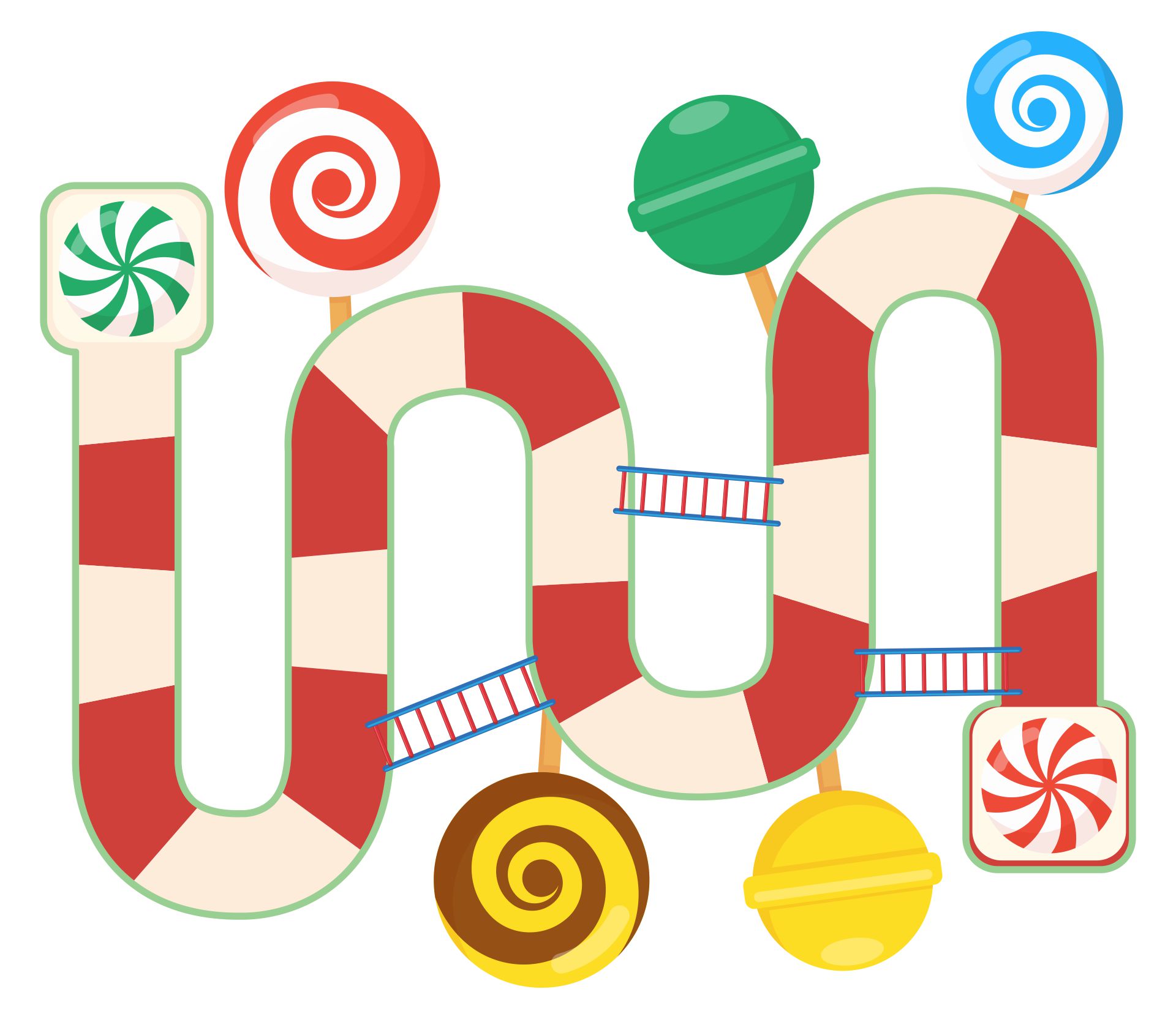 Printable Candyland Board