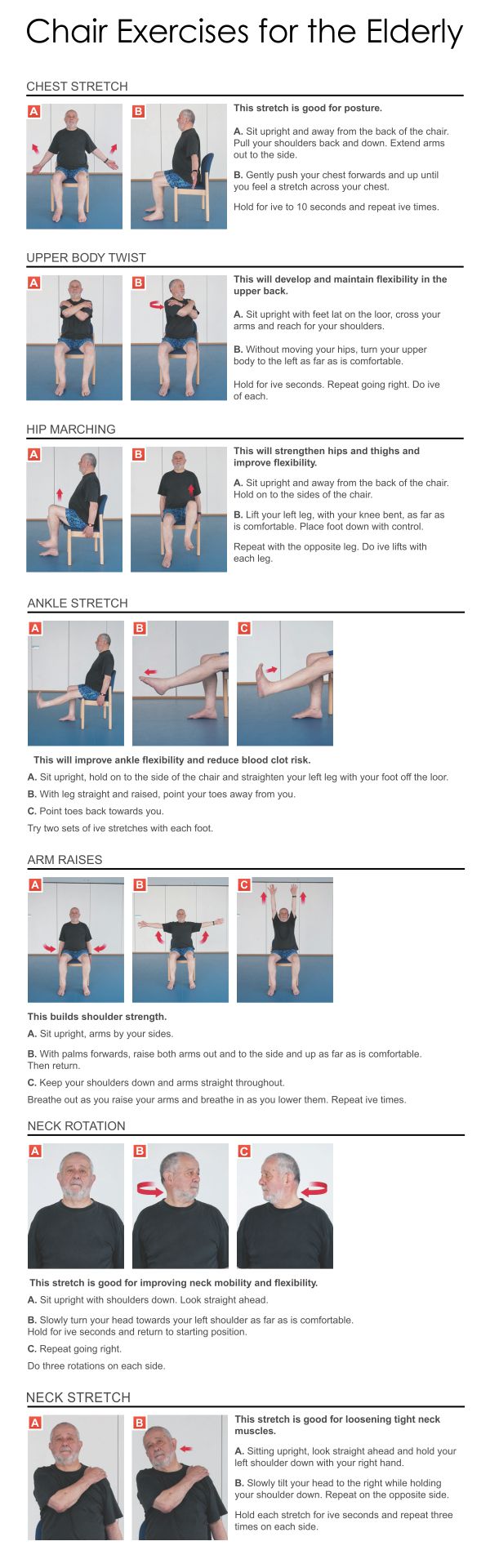 Seated Leg Exercises For Seniors Handout Infoupdate