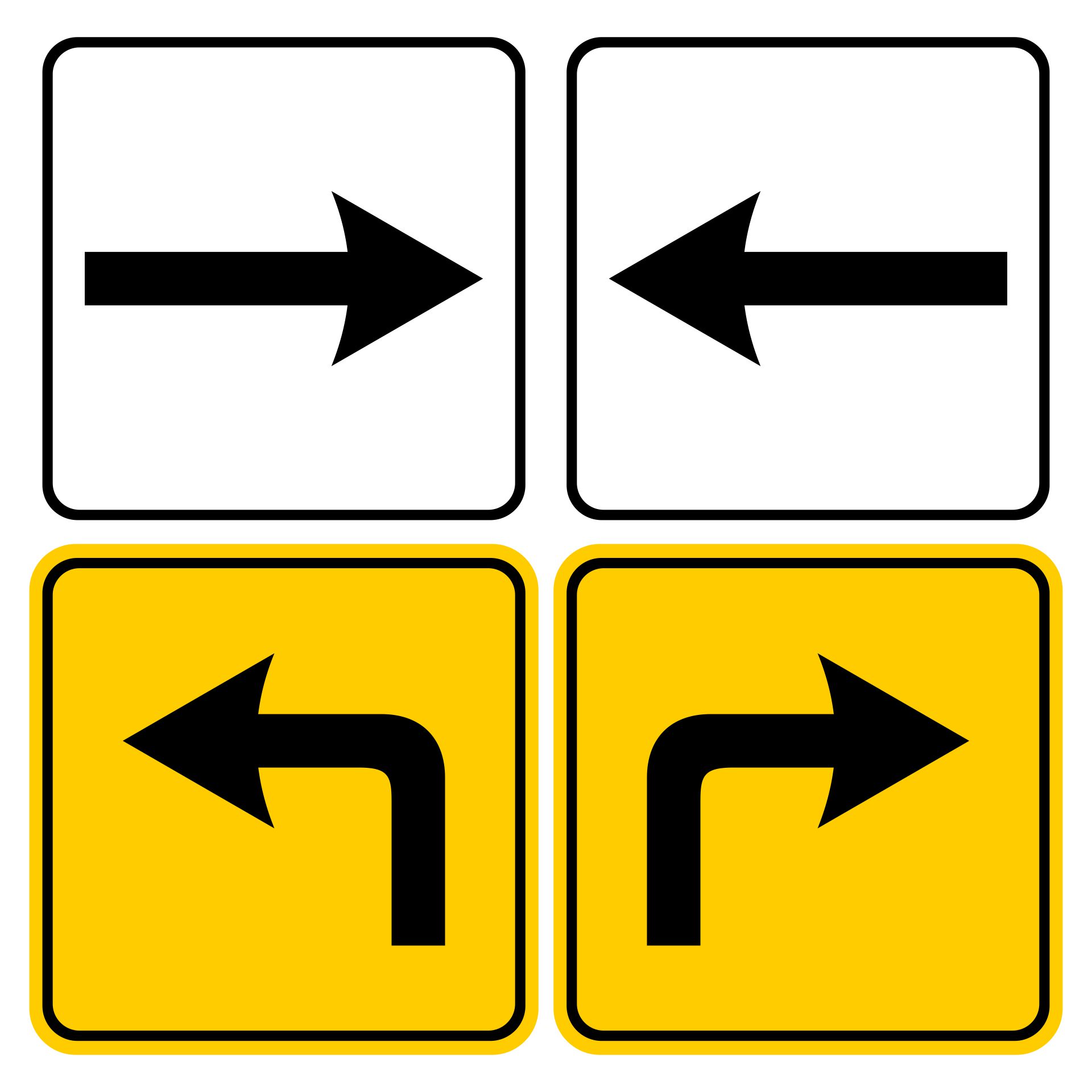 10 Best Free Printable Directional Arrows Printablee