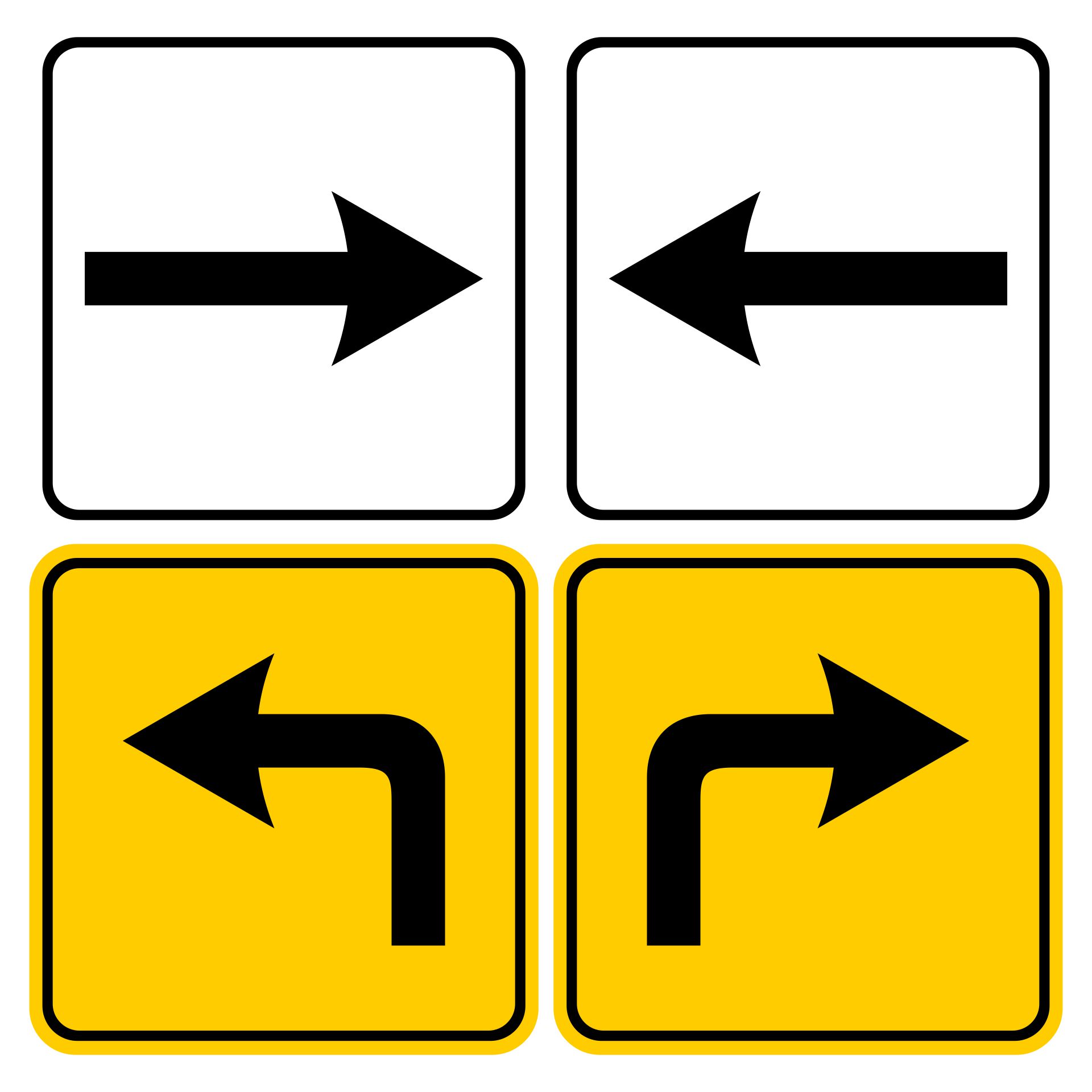 10 Best Free Printable Directional Arrows Printablee