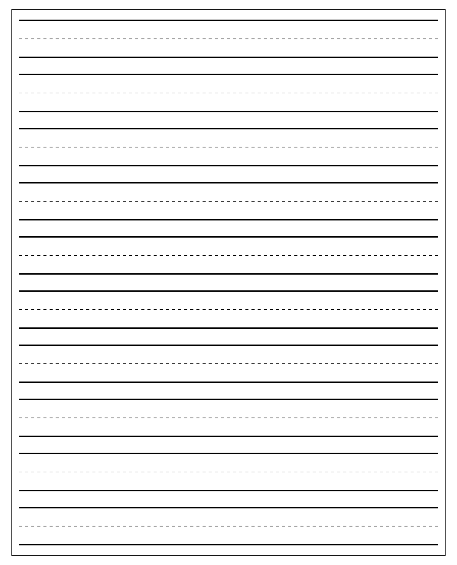 10 Best Printable Blank Writing Pages