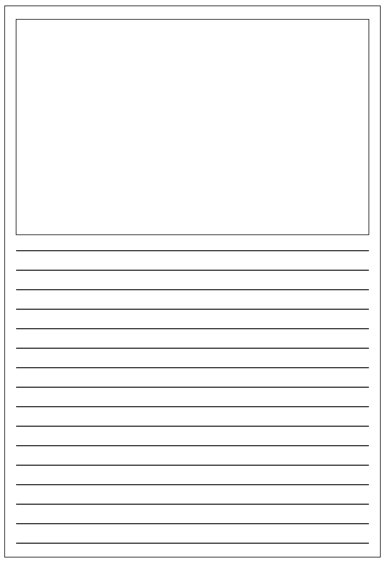 10 Best Printable Blank Writing Pages - printablee.com