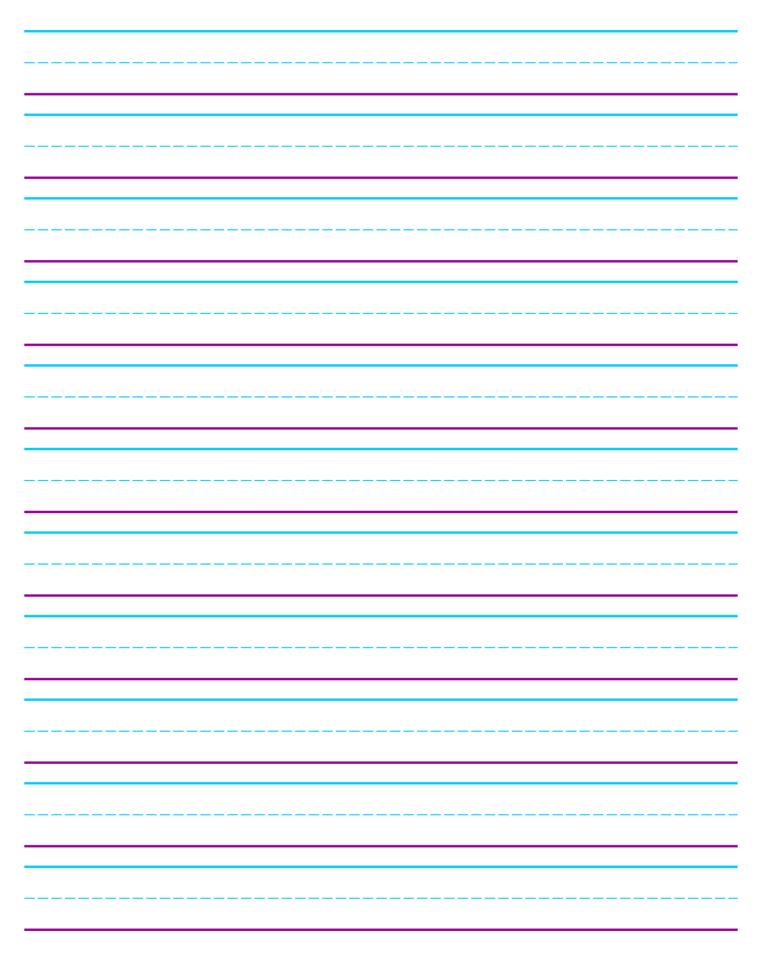 10 Best Printable Blank Writing Pages Pdf For Free At Printablee