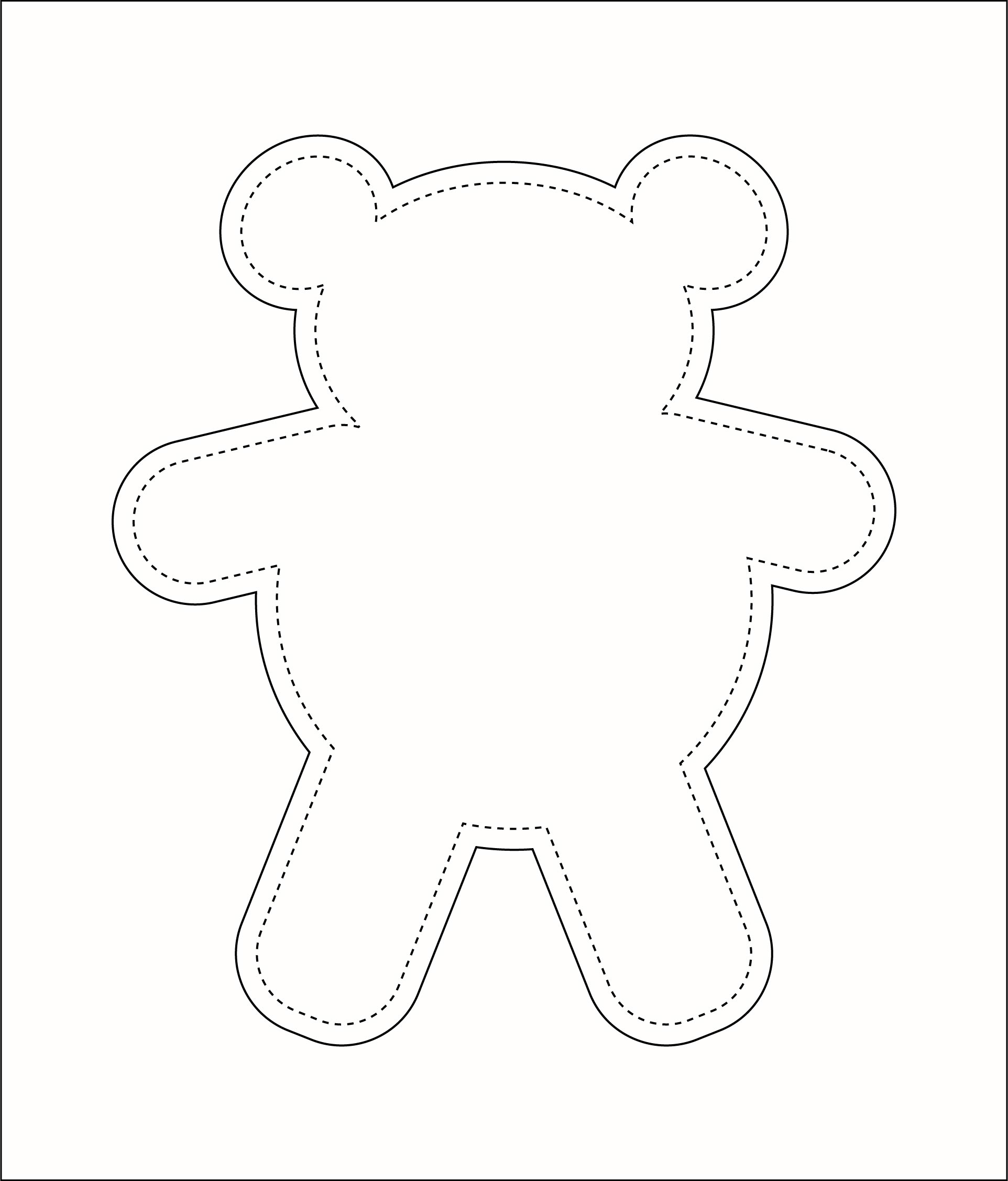 10 Best Printable Teddy Bear Sewing Pattern