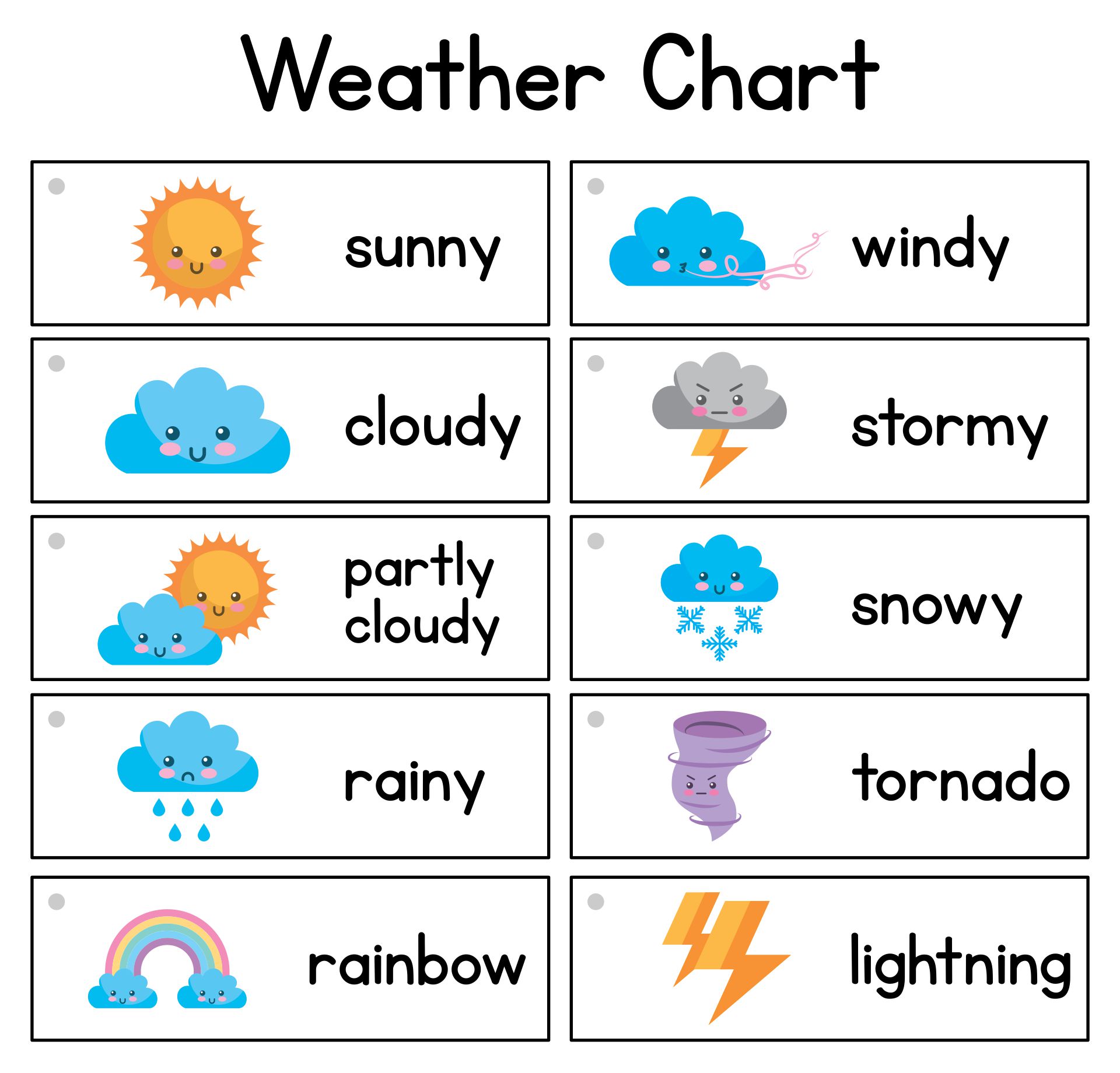 weather presentation for kindergarten