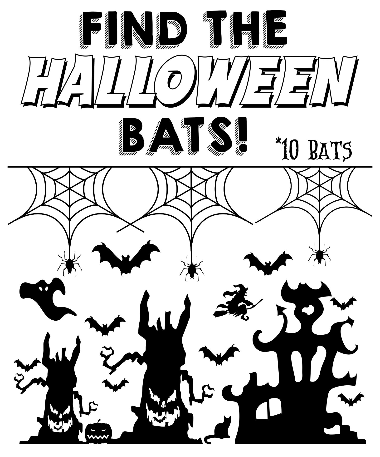 15 Best Halloween Seek And Find Printables Printablee