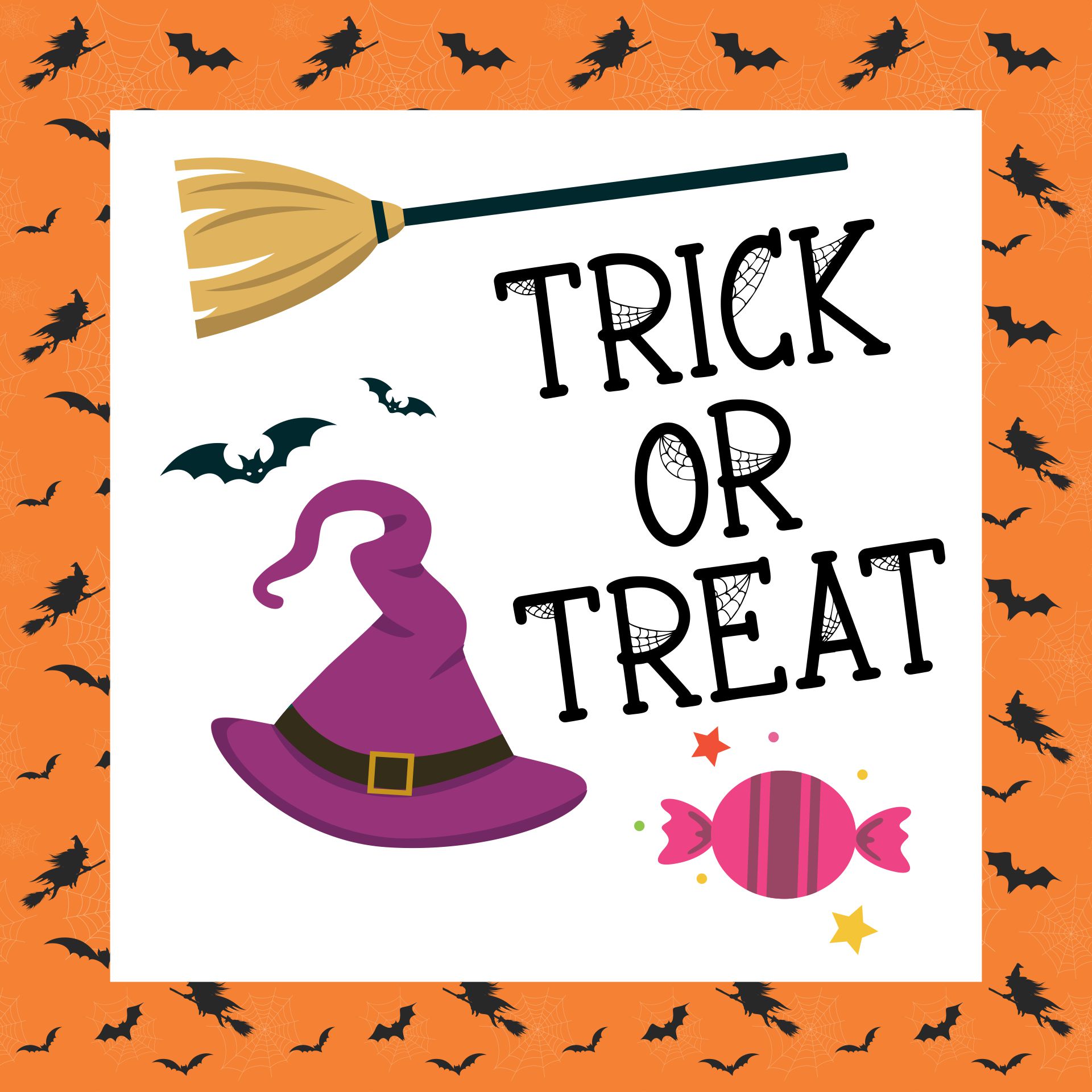 15 Best Halloween Trick Or Treat Sign Printable
