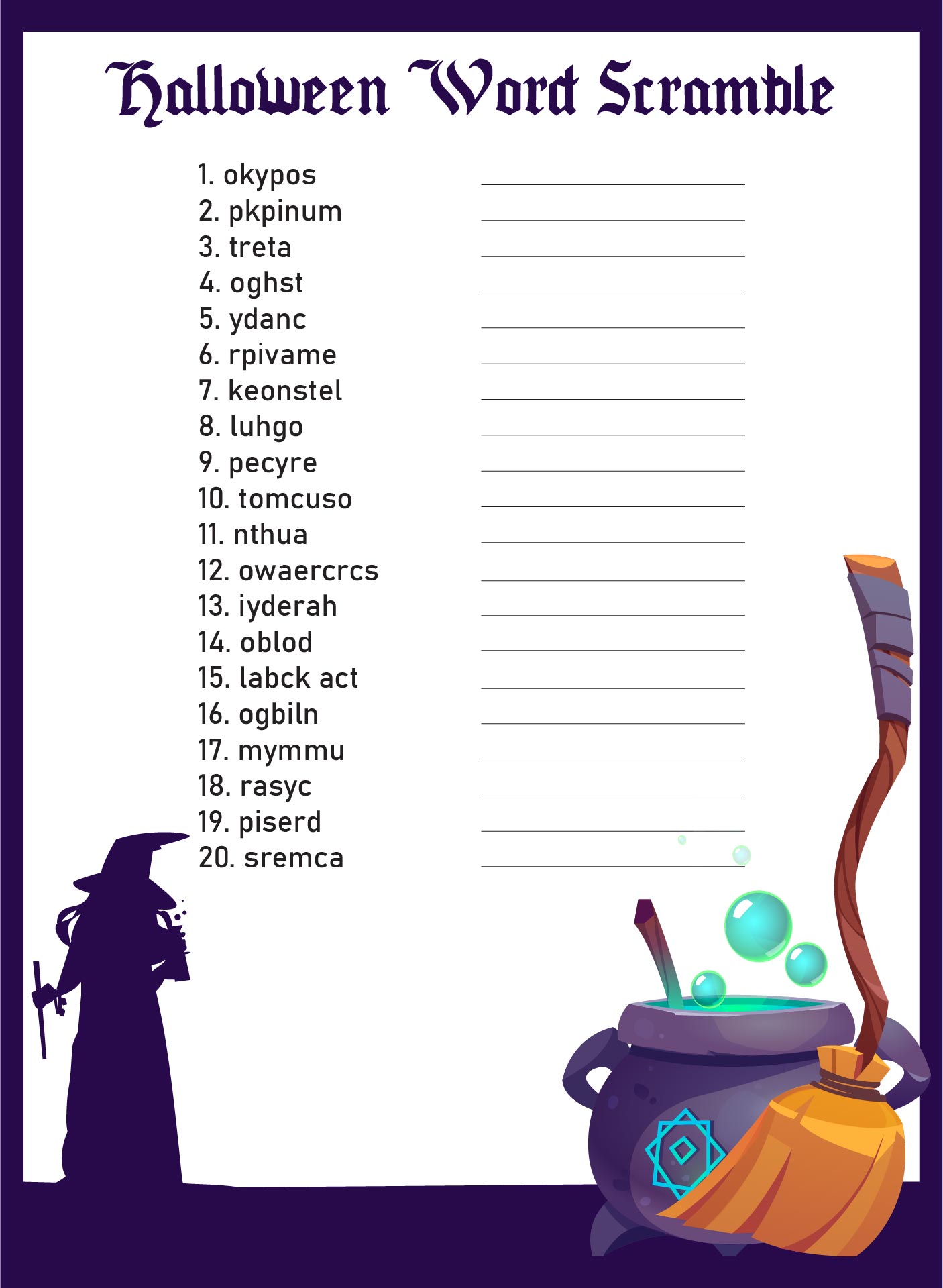 Printable Unscramble Puzzles Printable Crossword Puzzles Free 