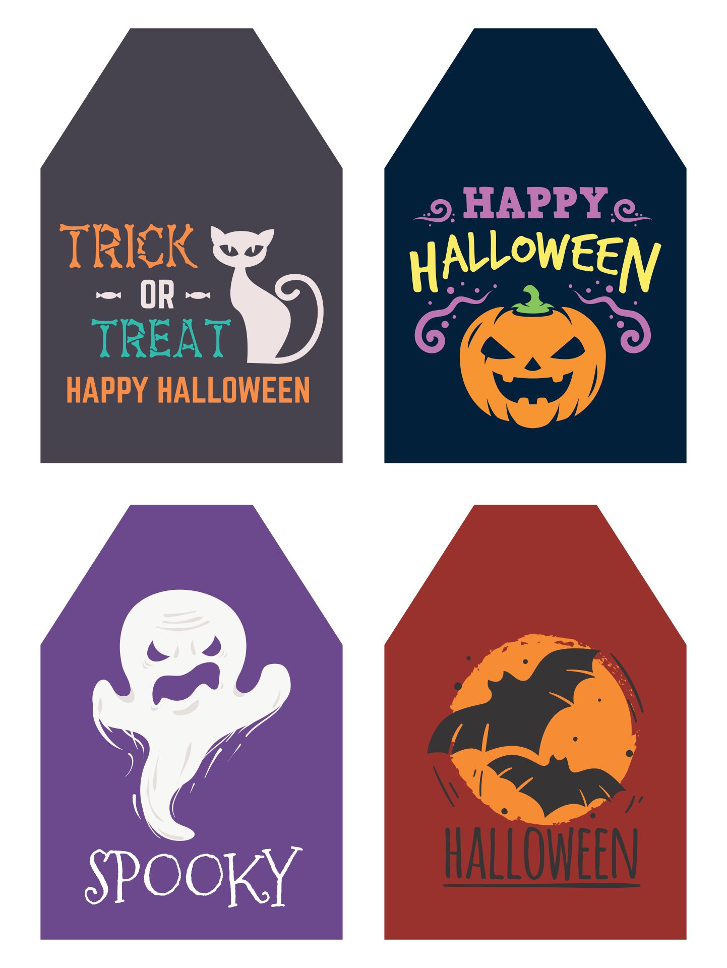15 Best Happy Halloween Printable Tags Printablee 15 Best Happy Halloween Printable Tags Printablee