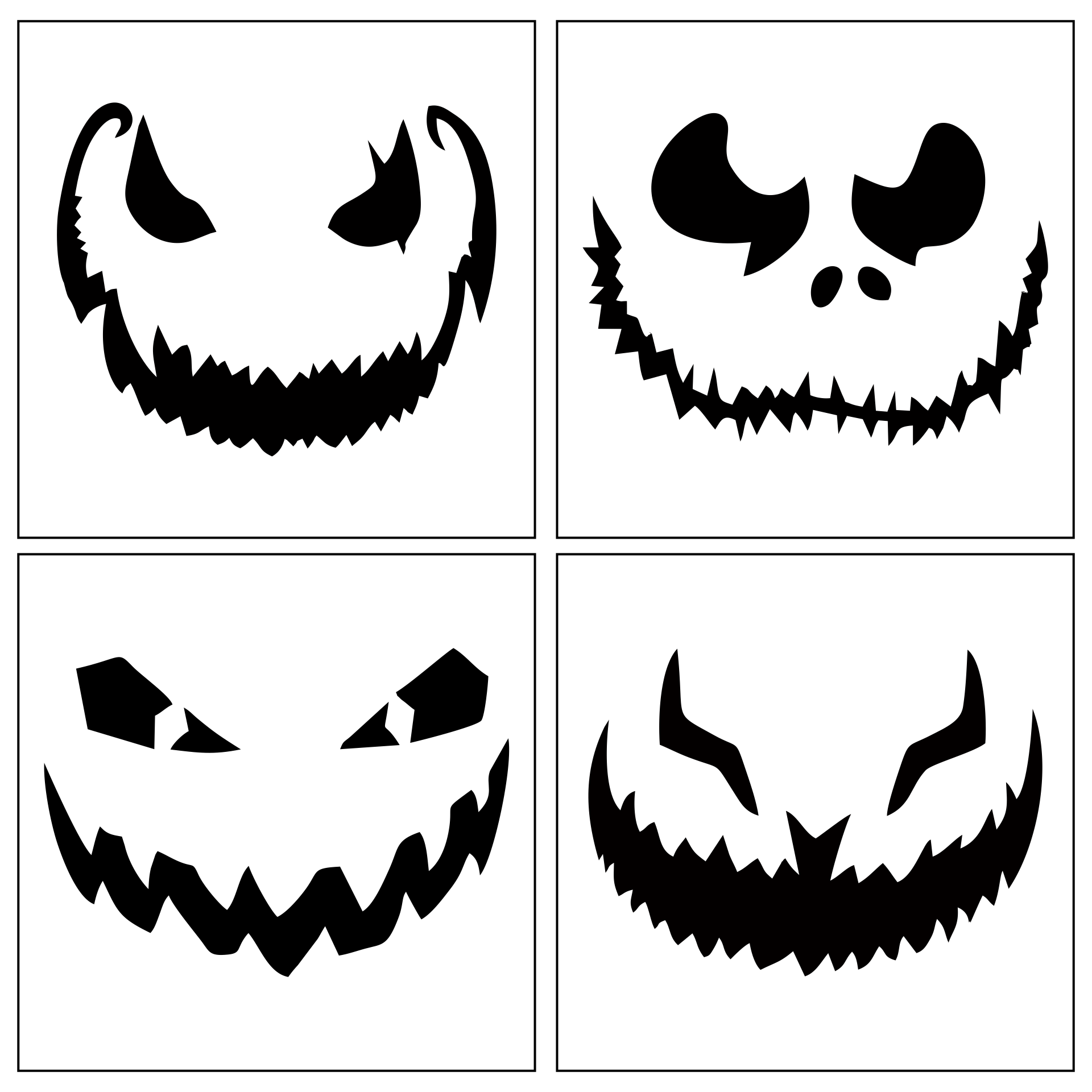 15 Best Printable Halloween Pumpkin Stencils PDF for Free at Printablee