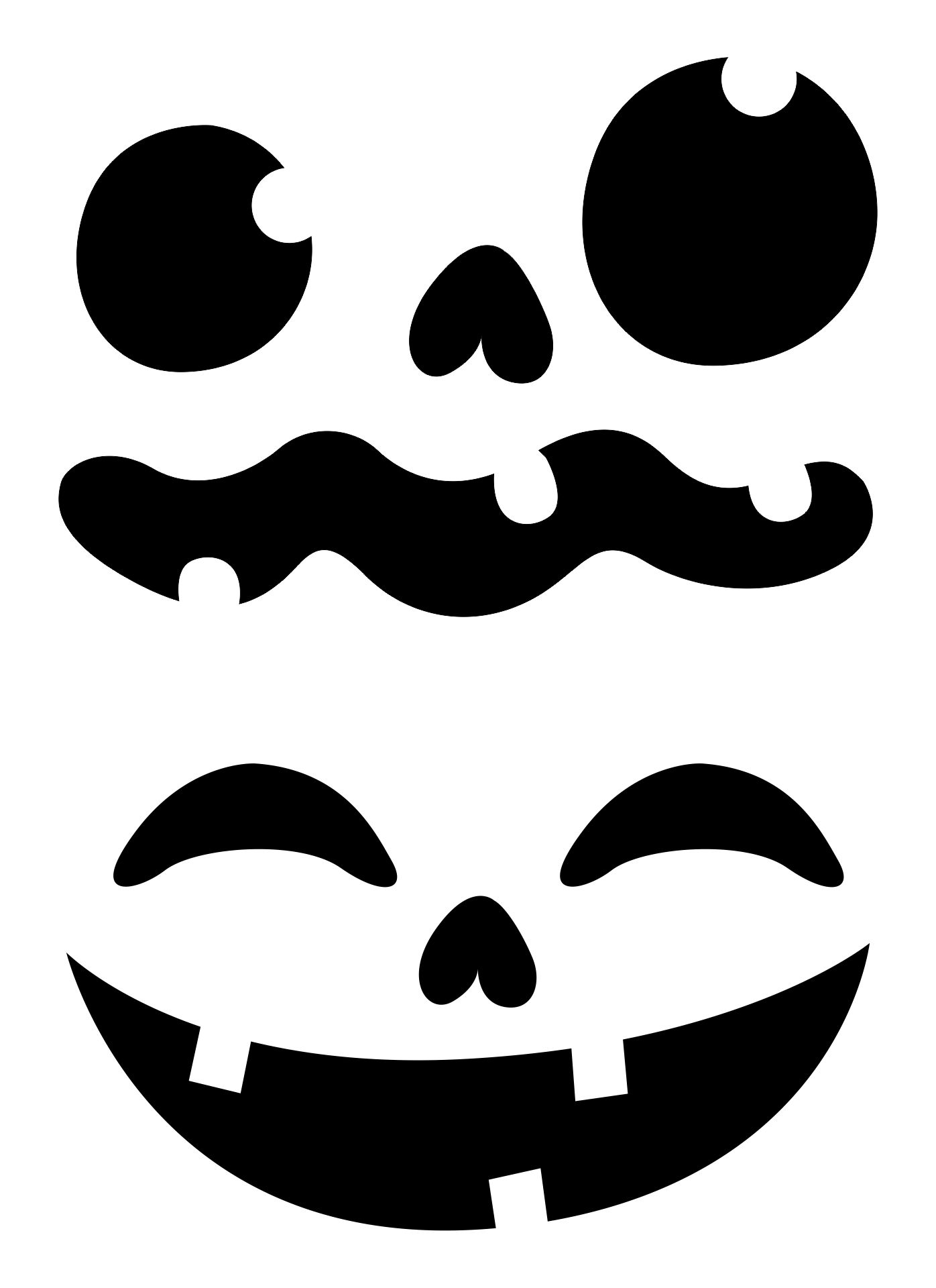 15 Best Printable Halloween Pumpkin Stencils PDF for Free at Printablee