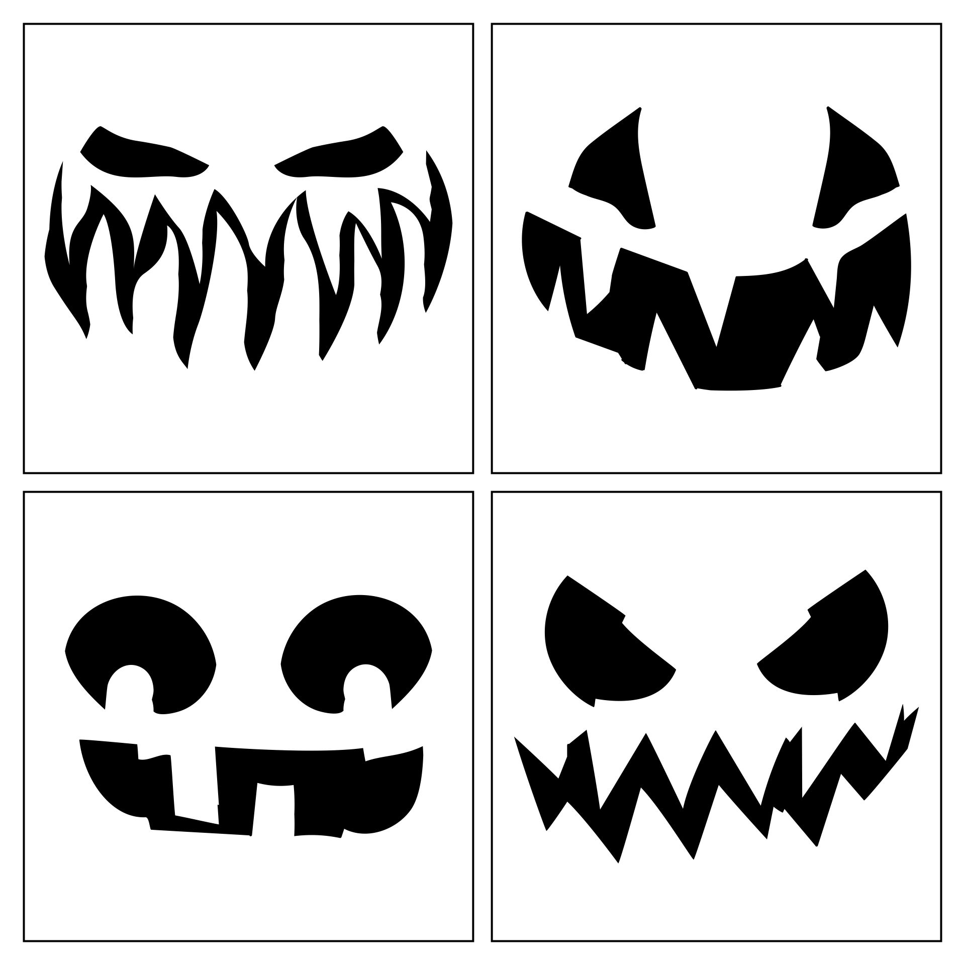 Halloween Templates - 15 Free PDF Printables | Printablee