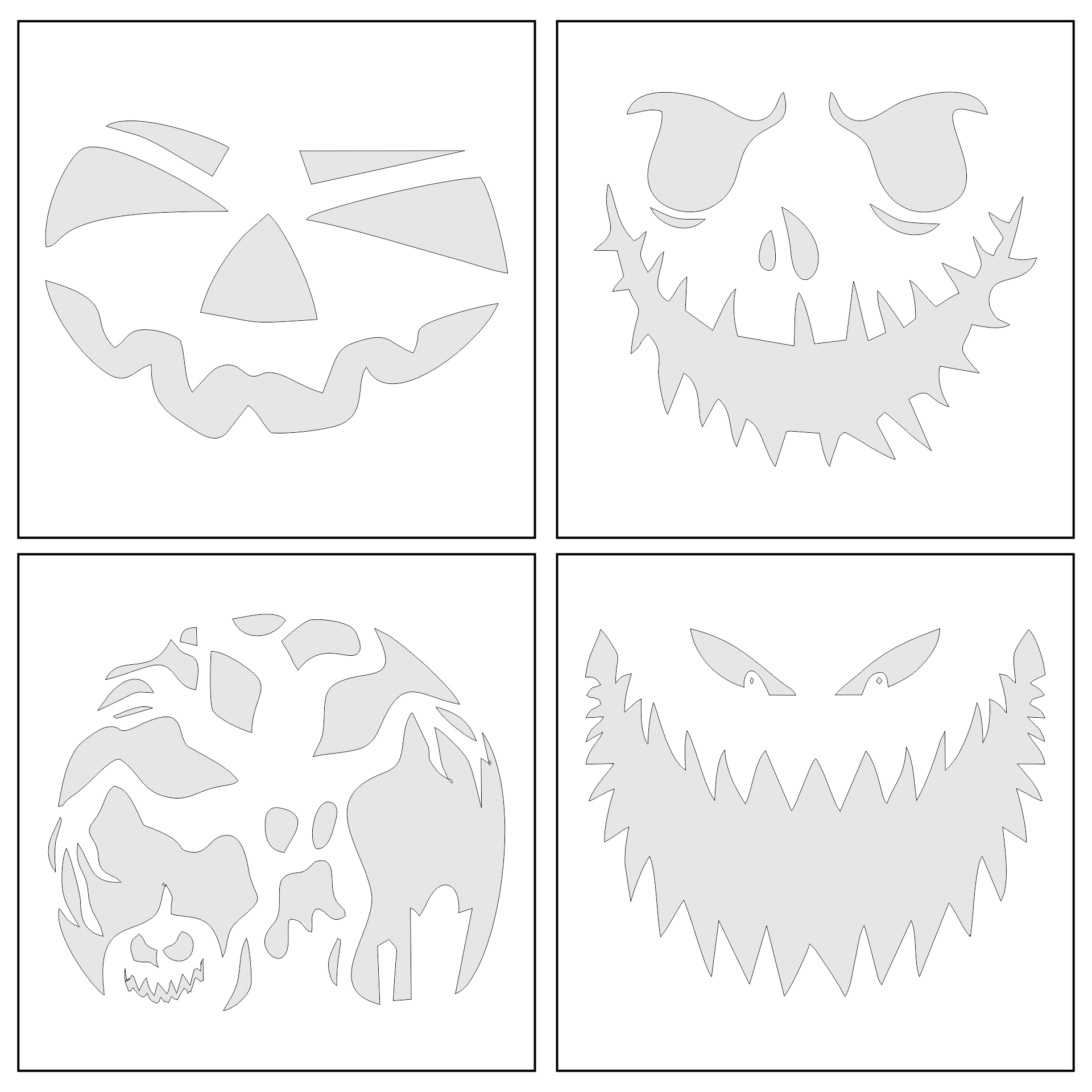 15 Best Printable Halloween Pumpkin Stencils PDF for Free at Printablee