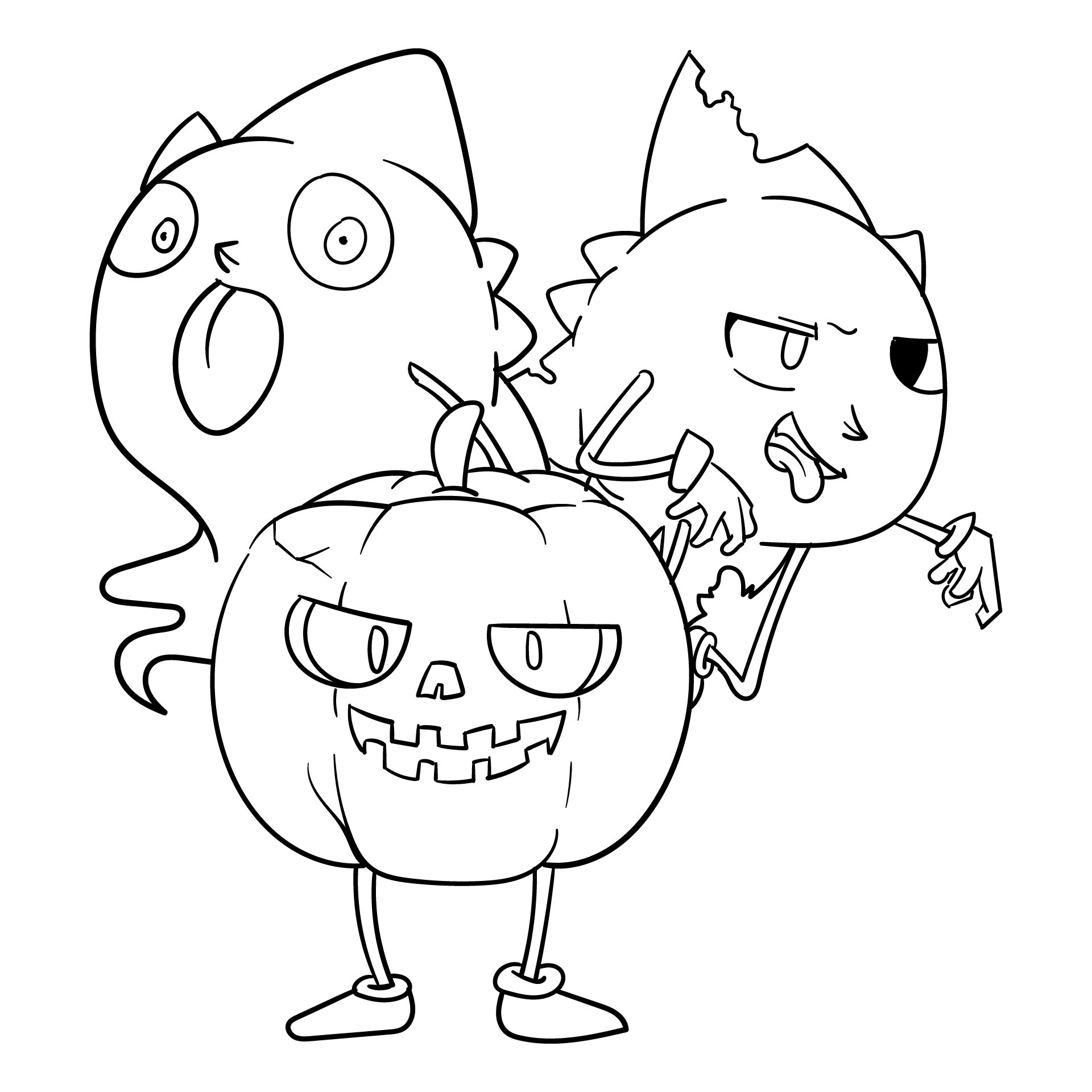 Happy Halloween Coloring Pages 15 Free PDF Printables Printablee Happy Halloween Coloring Pages 15 Free PDF Printables Printablee