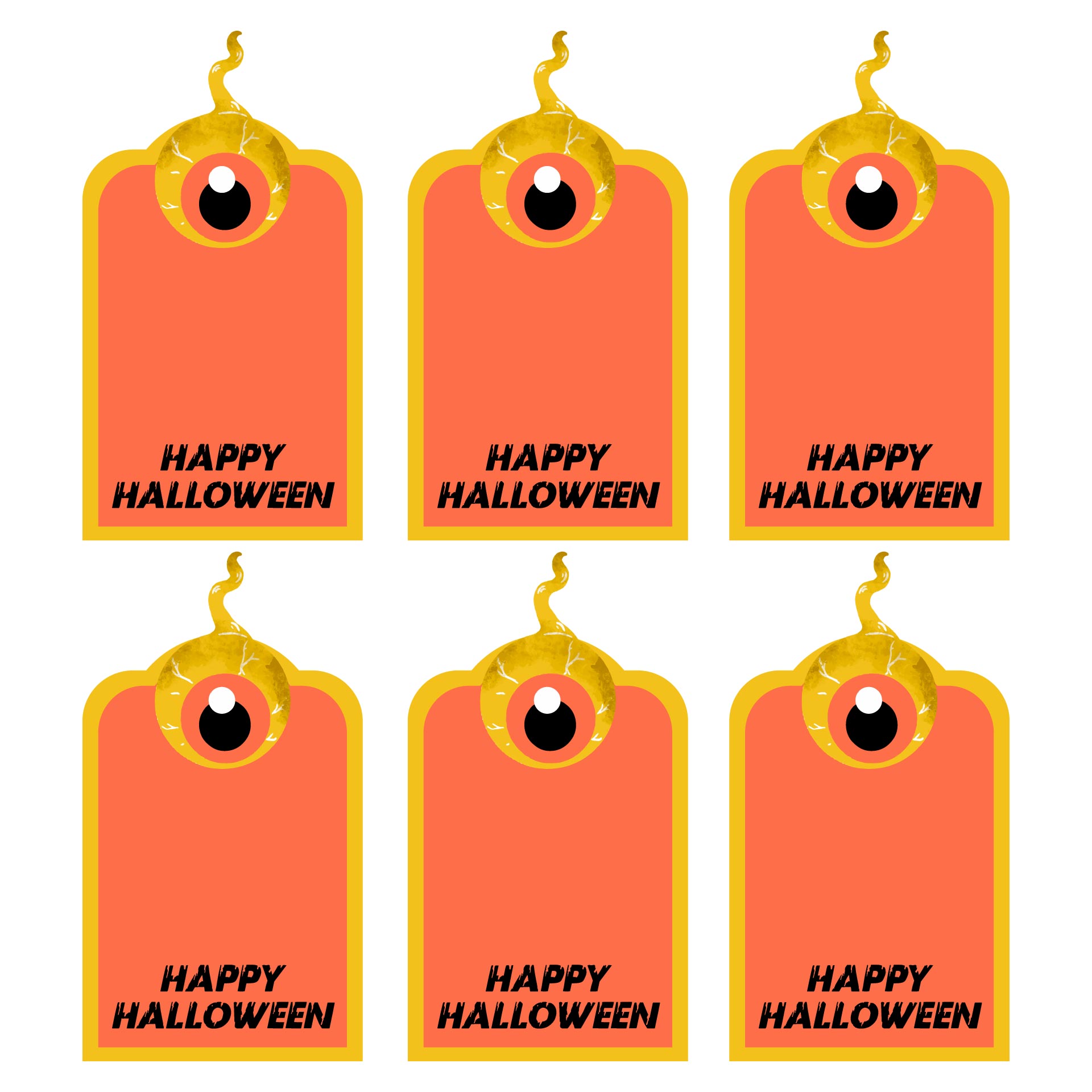 15 Best Happy Halloween Tags Printable Free