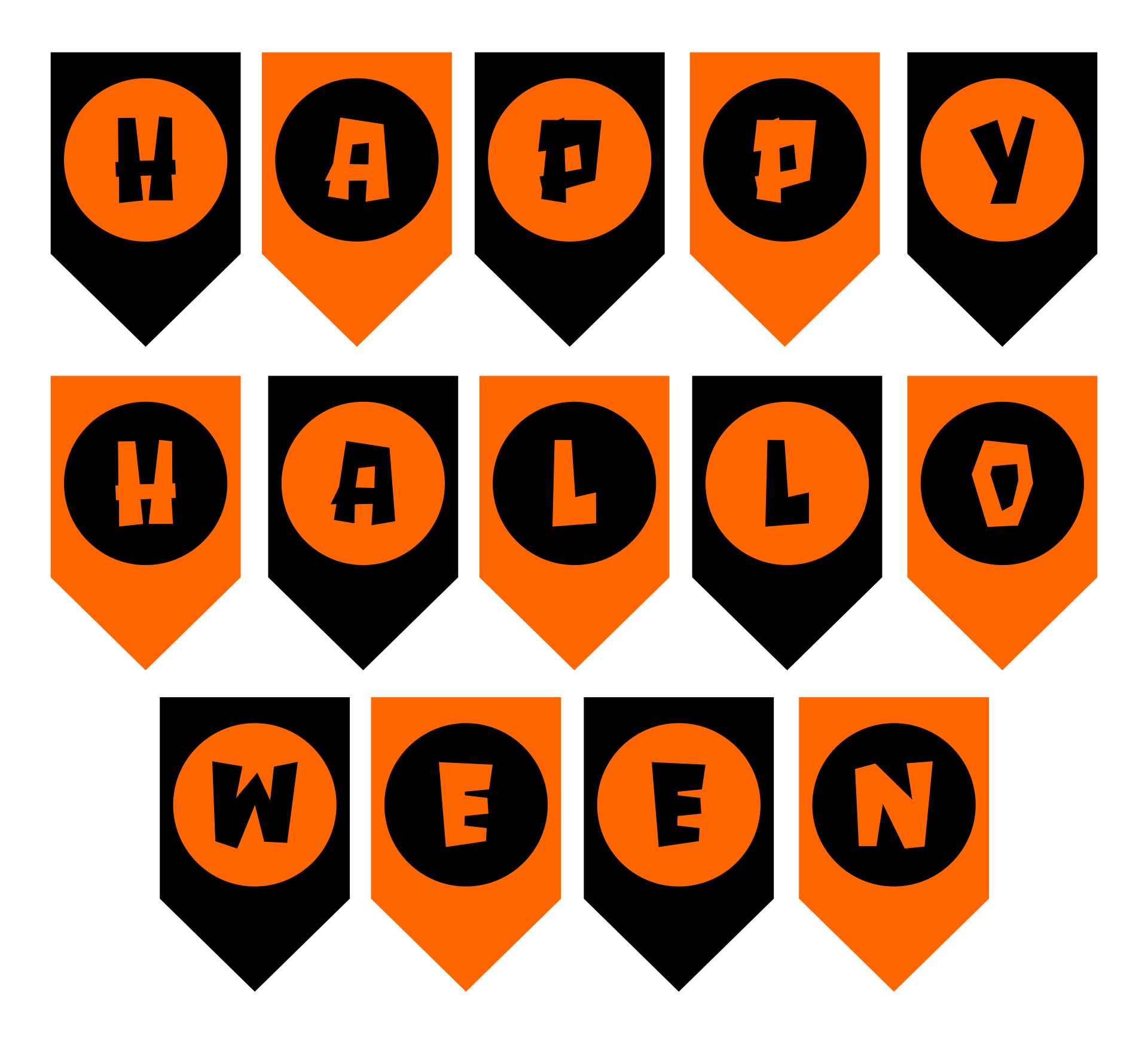 Happy Halloween Banner 15 Free PDF Printables Printablee Happy Halloween Banner 15 Free PDF Printables Printablee