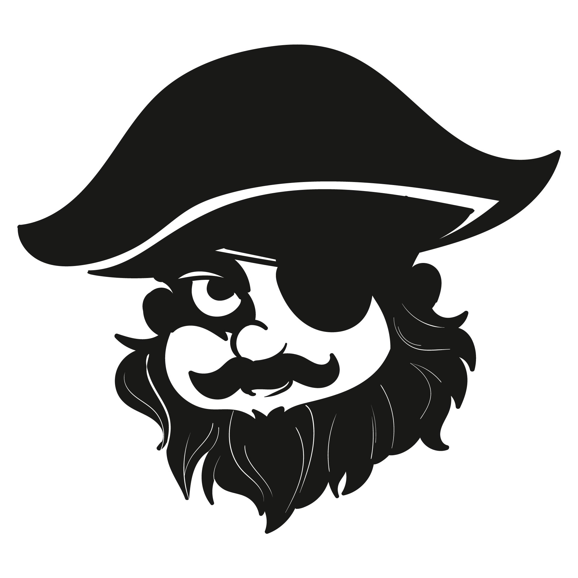 Pirate Stencil Printable