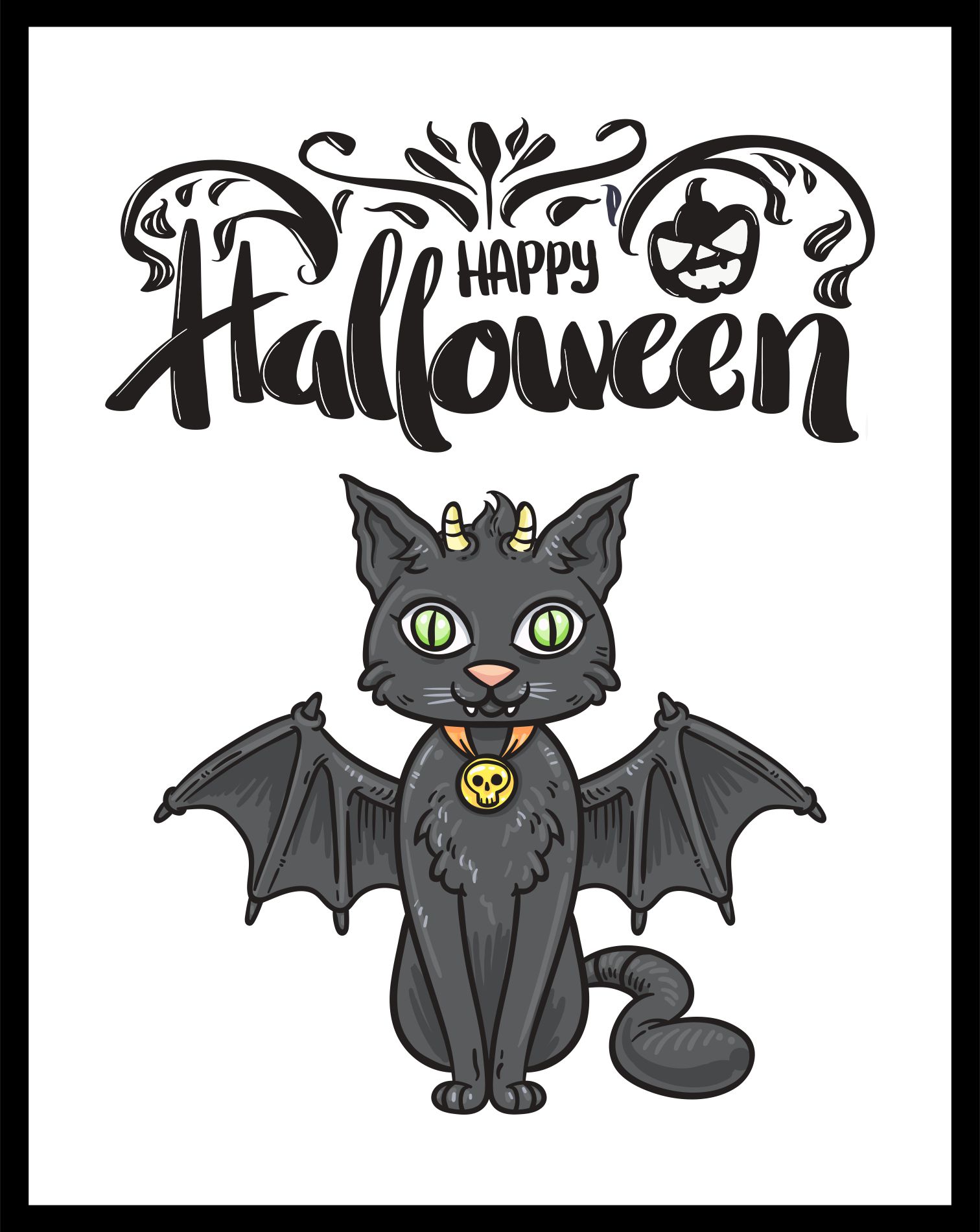 Free Printable Halloween Wall Decorations