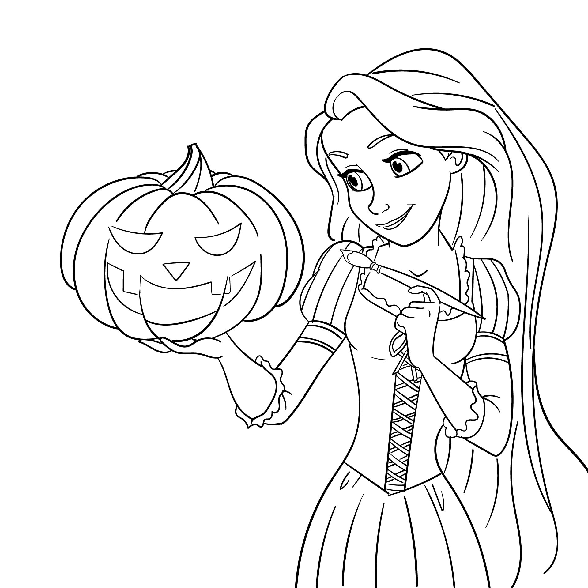 15 Best Disney Halloween Coloring Pages Printable Printablee