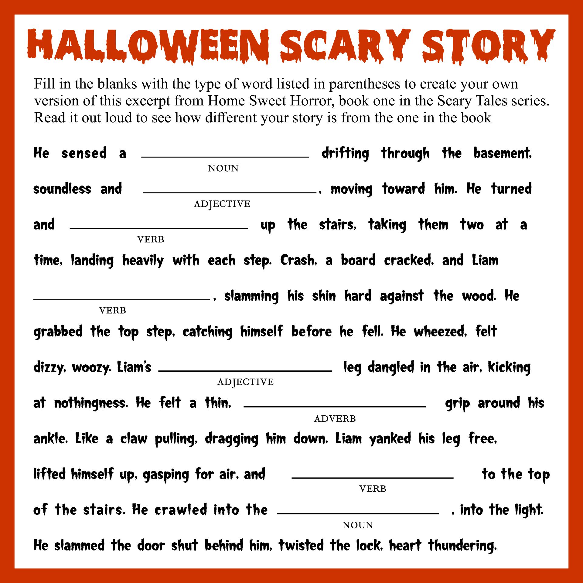 scary halloween essay